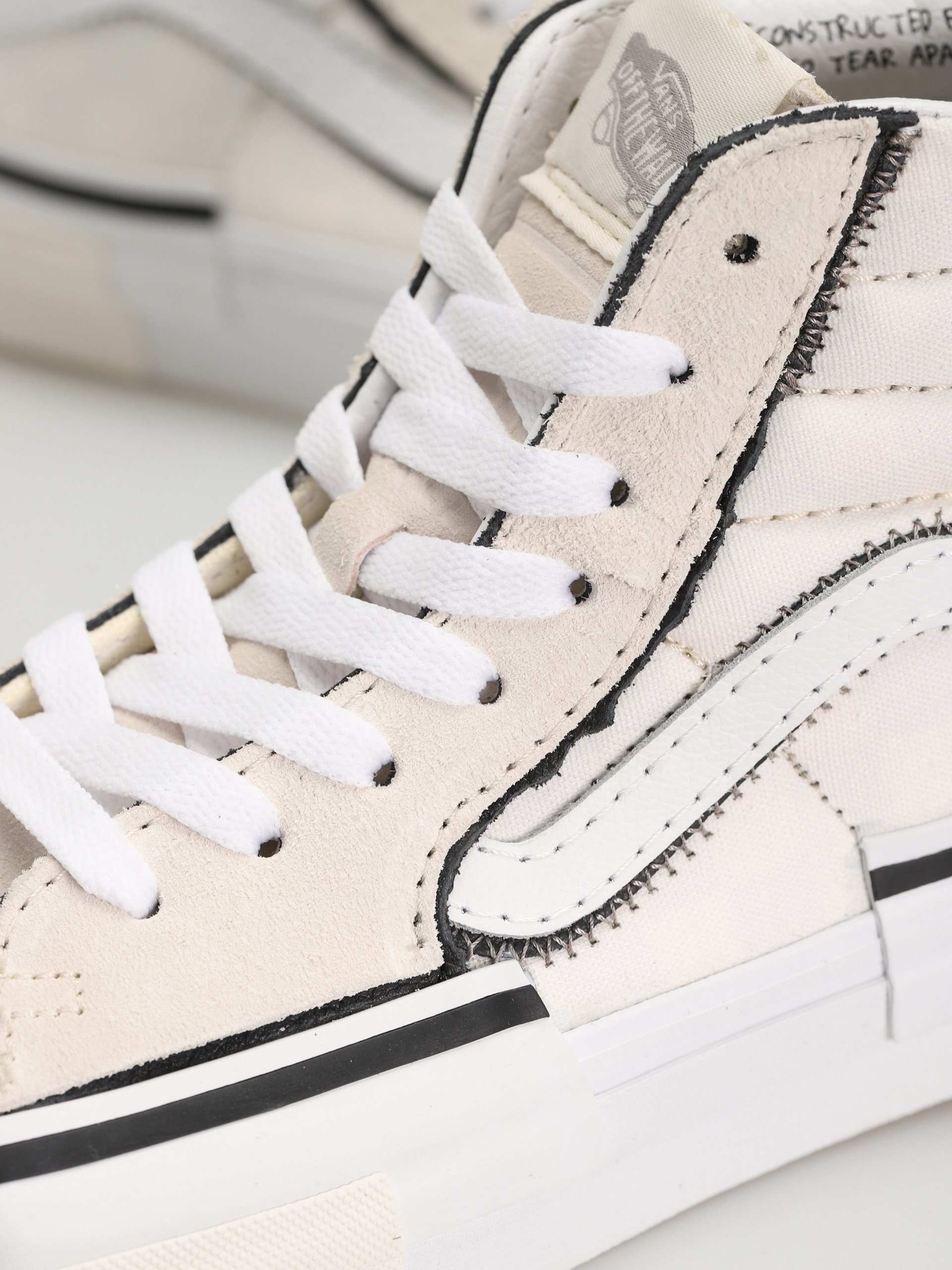 Topánky Vans Sk8 Hi Reconstruct (marshmallow/white)