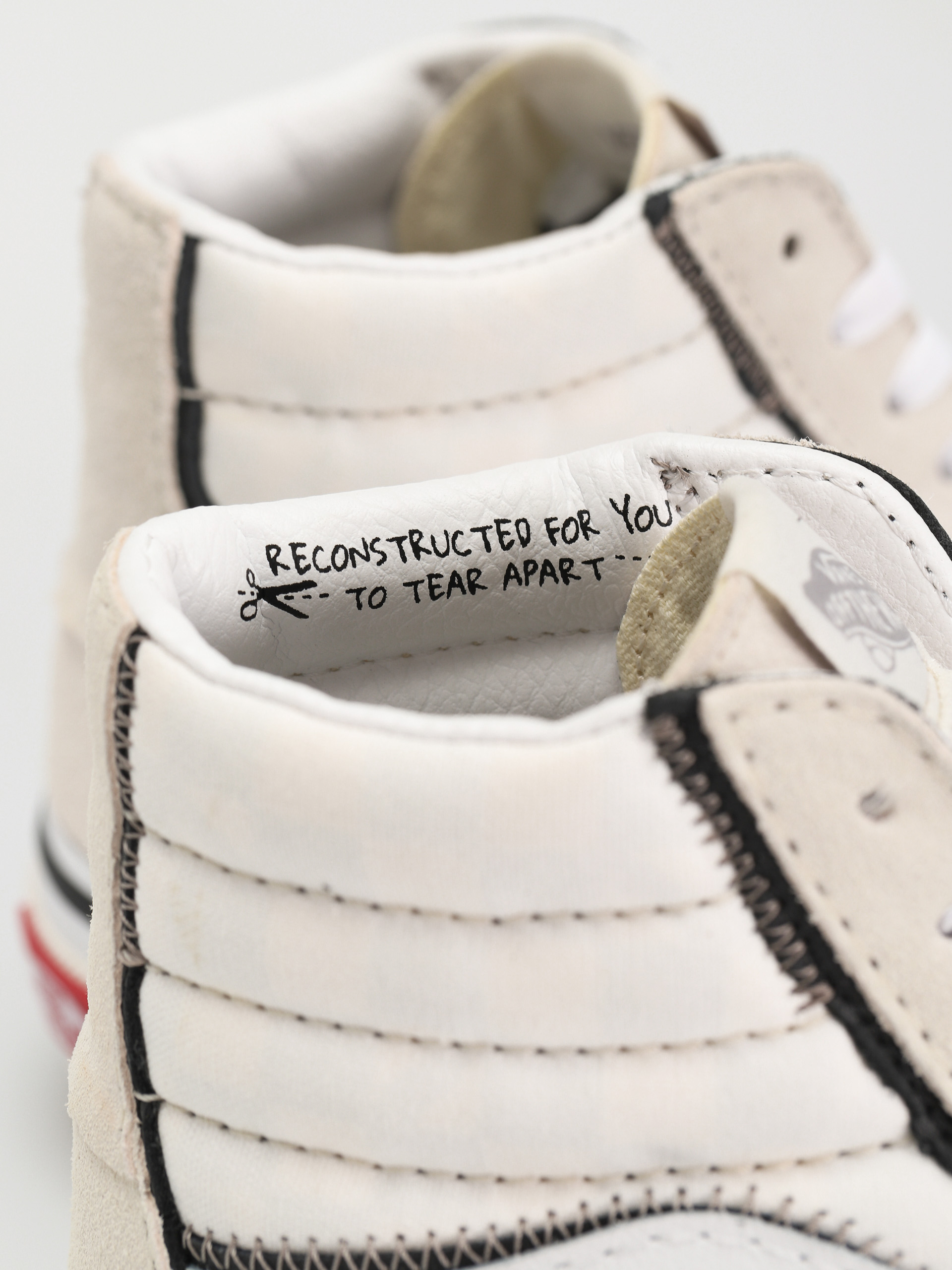 Topánky Vans Sk8 Hi Reconstruct (marshmallow/white)