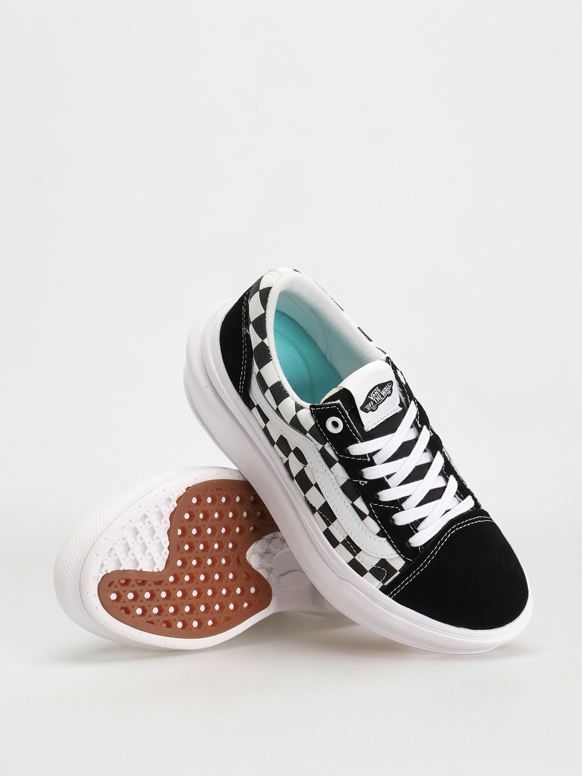 Topánky Vans Old Skool Overt CC (checkerboard black/checkerboard)