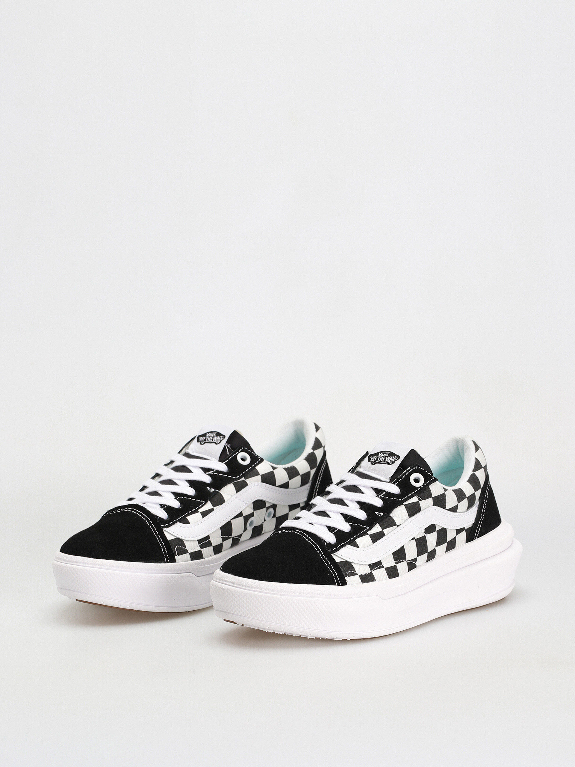 Topánky Vans Old Skool Overt CC (checkerboard black/checkerboard)
