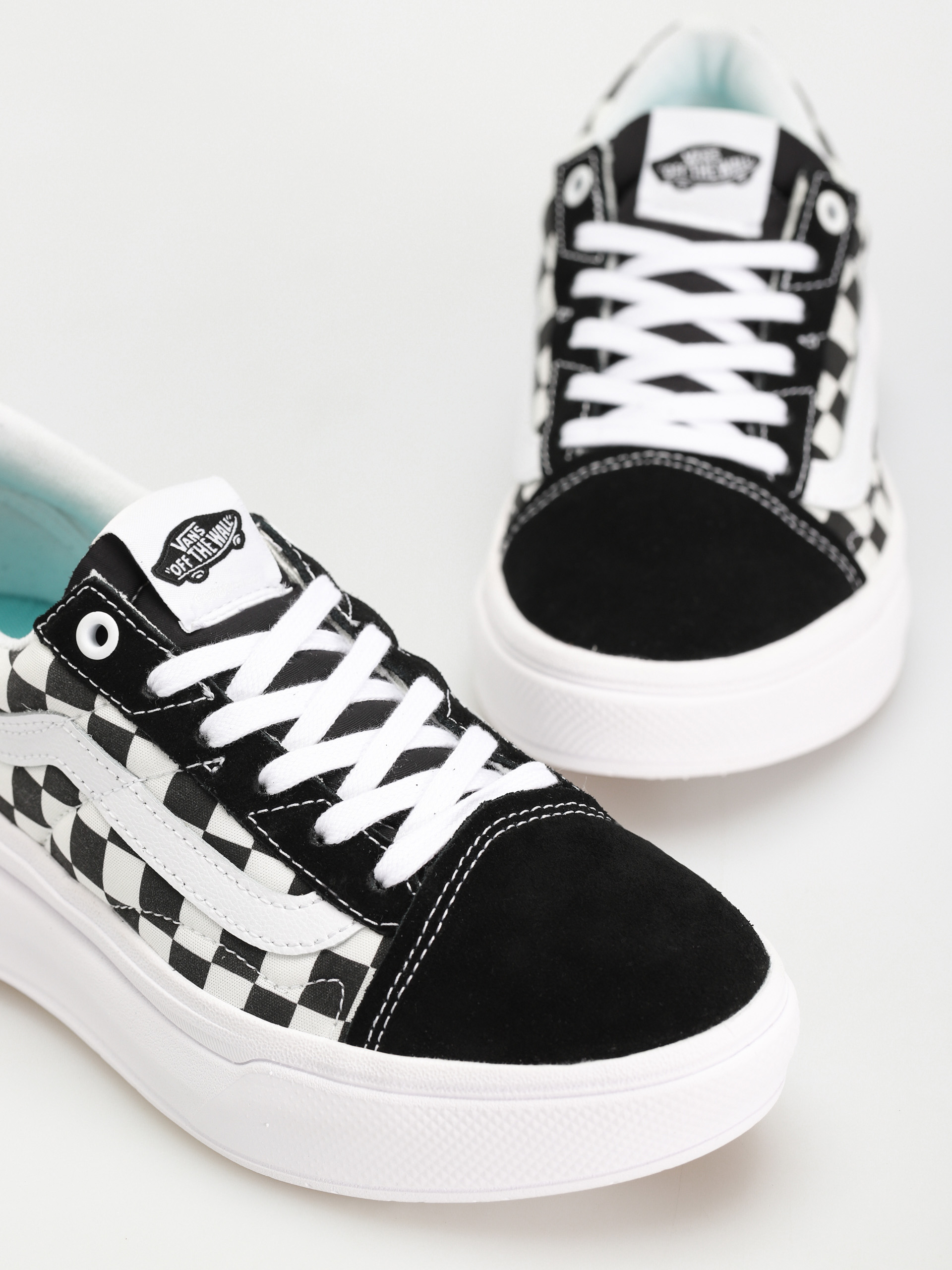 Topánky Vans Old Skool Overt CC (checkerboard black/checkerboard)