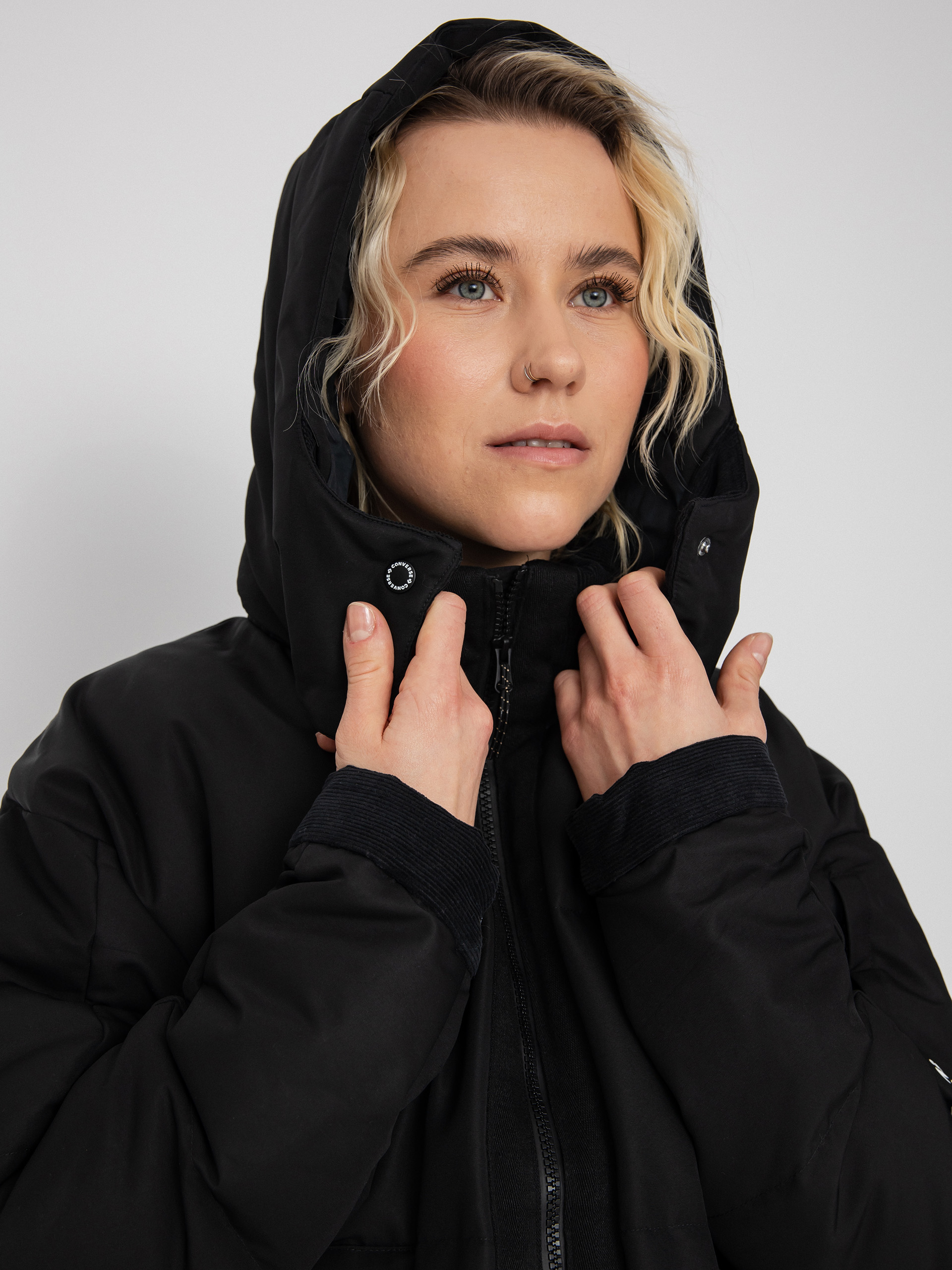 Bunda Converse Premium Fashion Long Down Wmn (black)