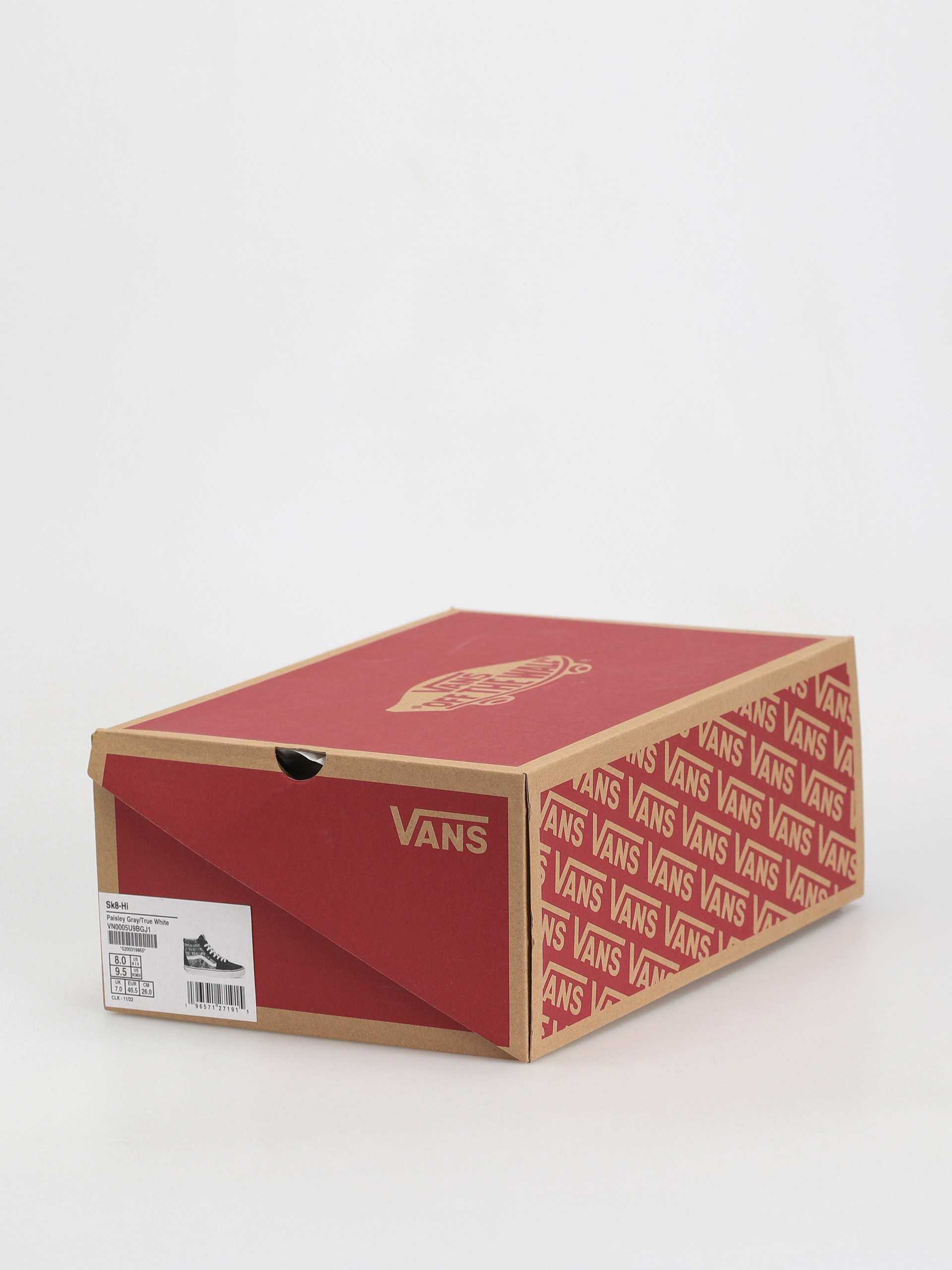 Topánky Vans Sk8 Hi (paisley gray/true white)