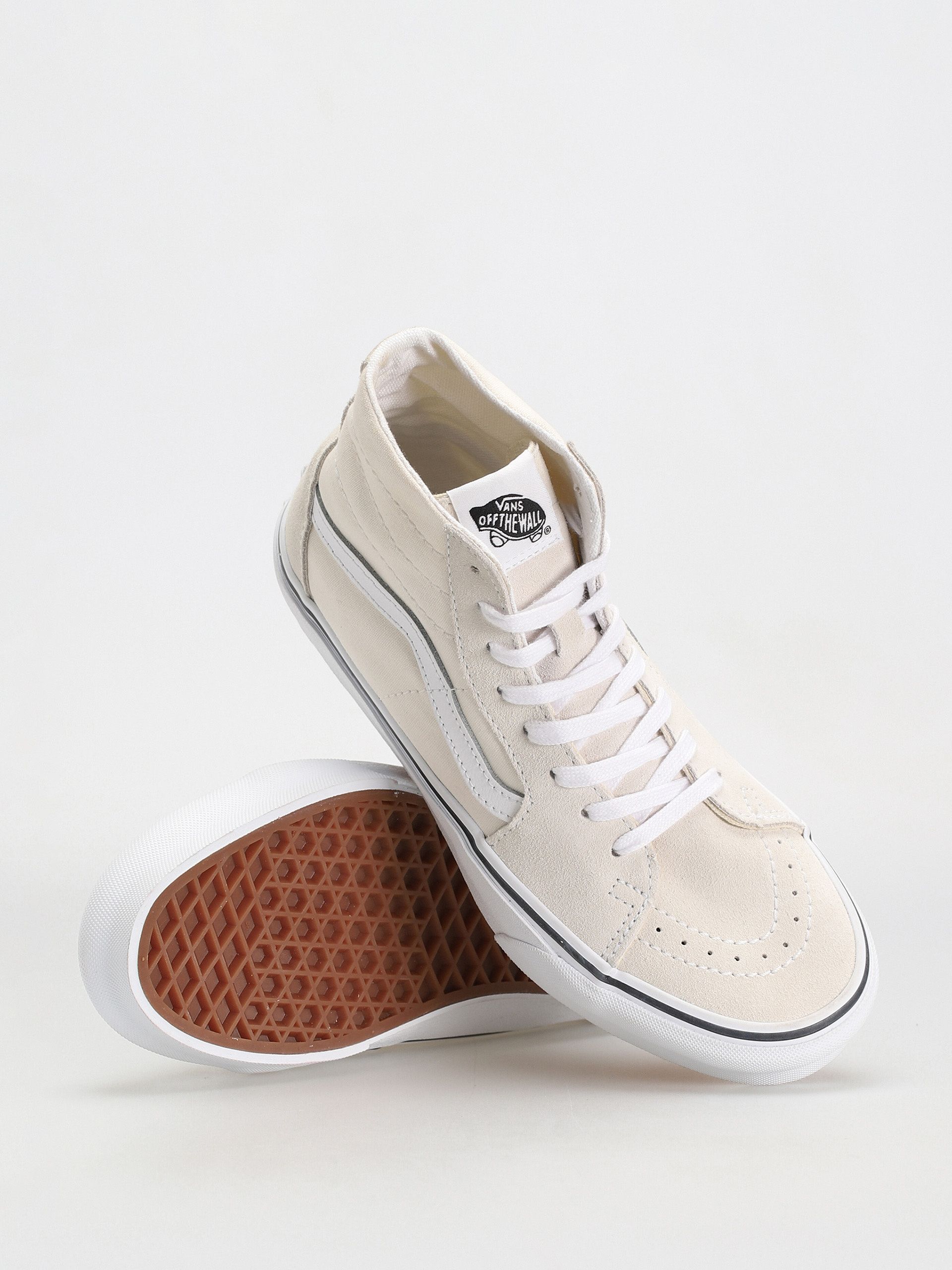 Topánky Vans Sk8 Hi Tapered Wmn (suede/canvas marshmallow)