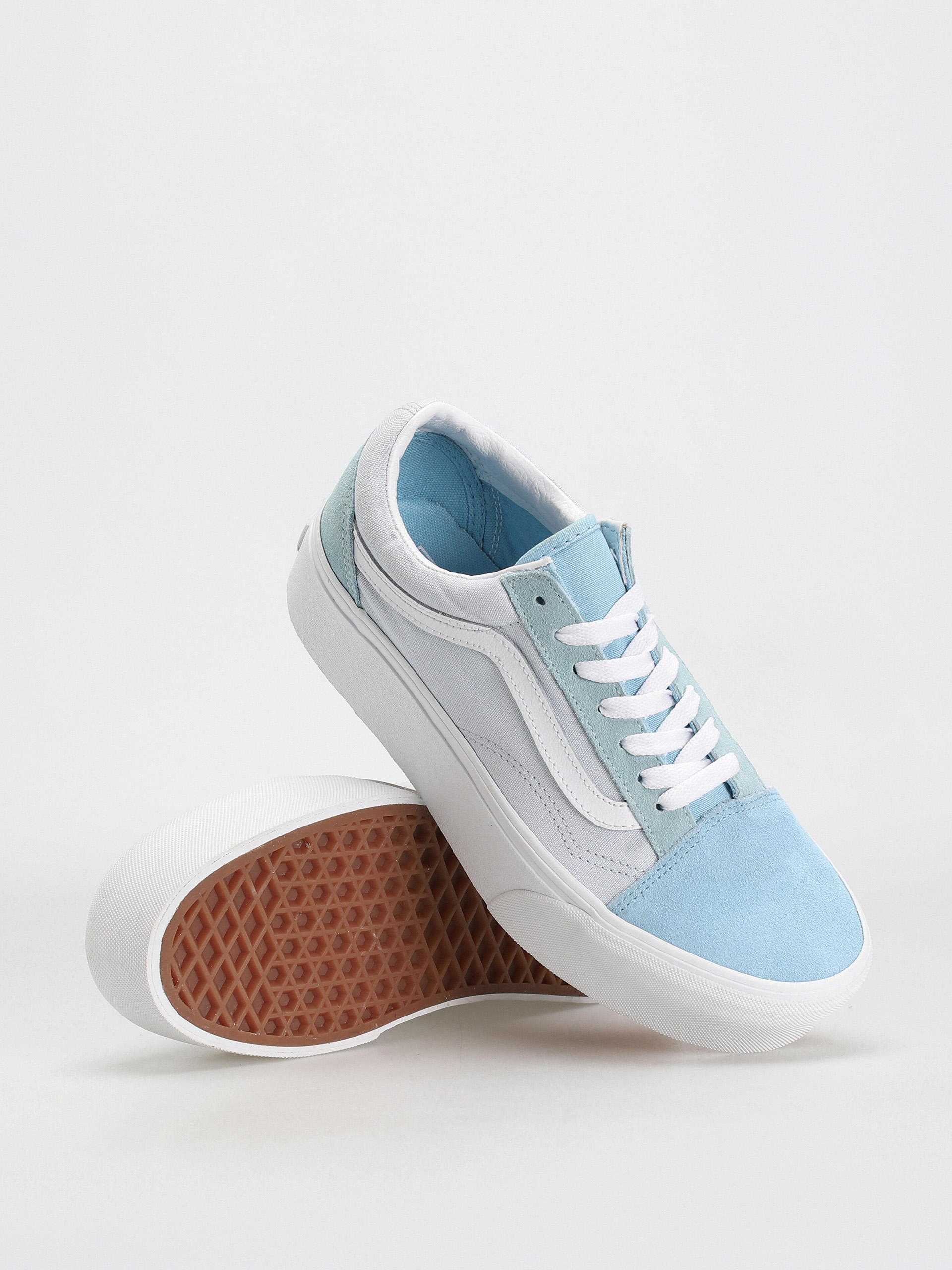 Topánky Vans Old Skool Stackform Wmn (color block blue)