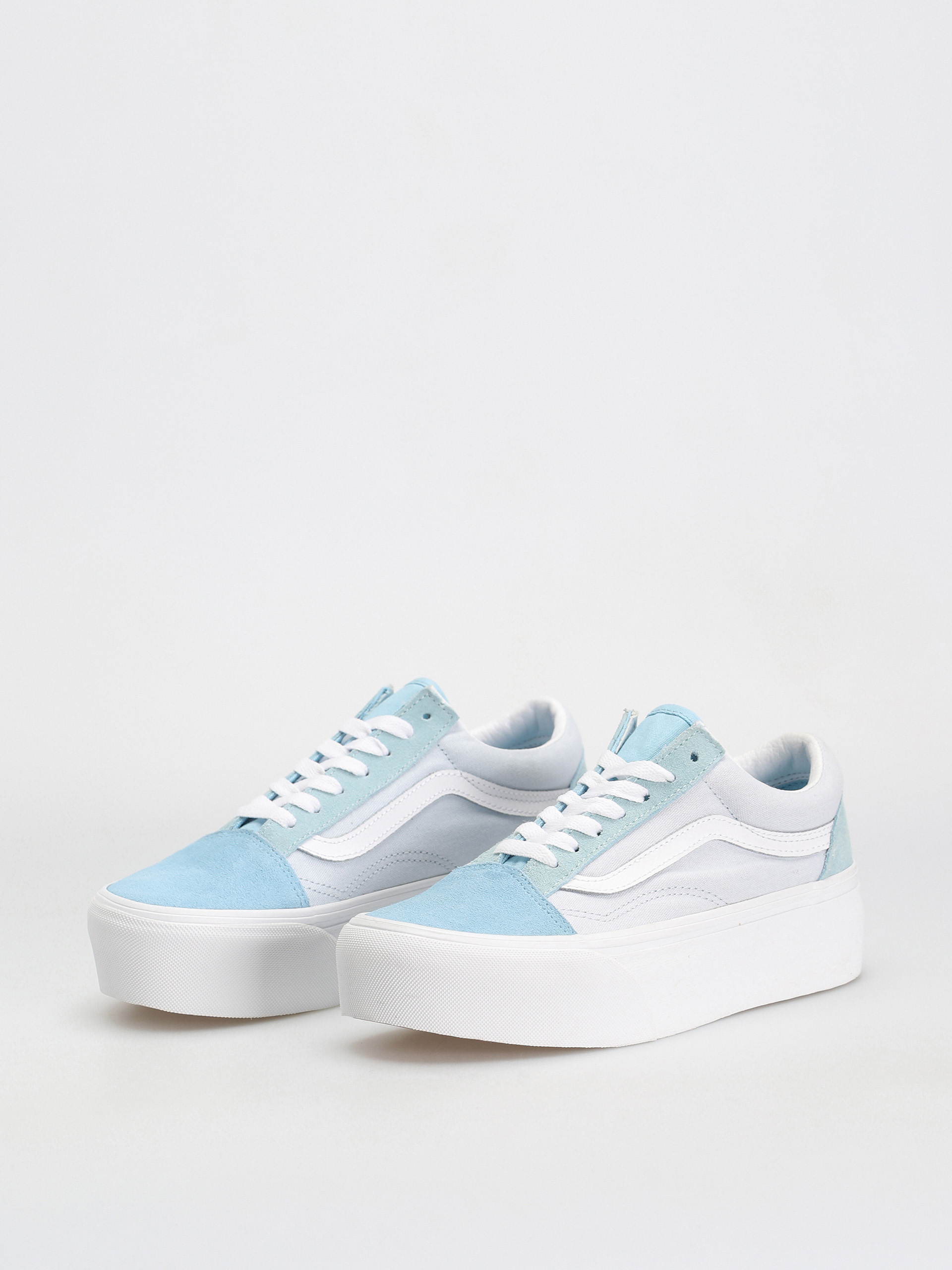 Topánky Vans Old Skool Stackform Wmn (color block blue)