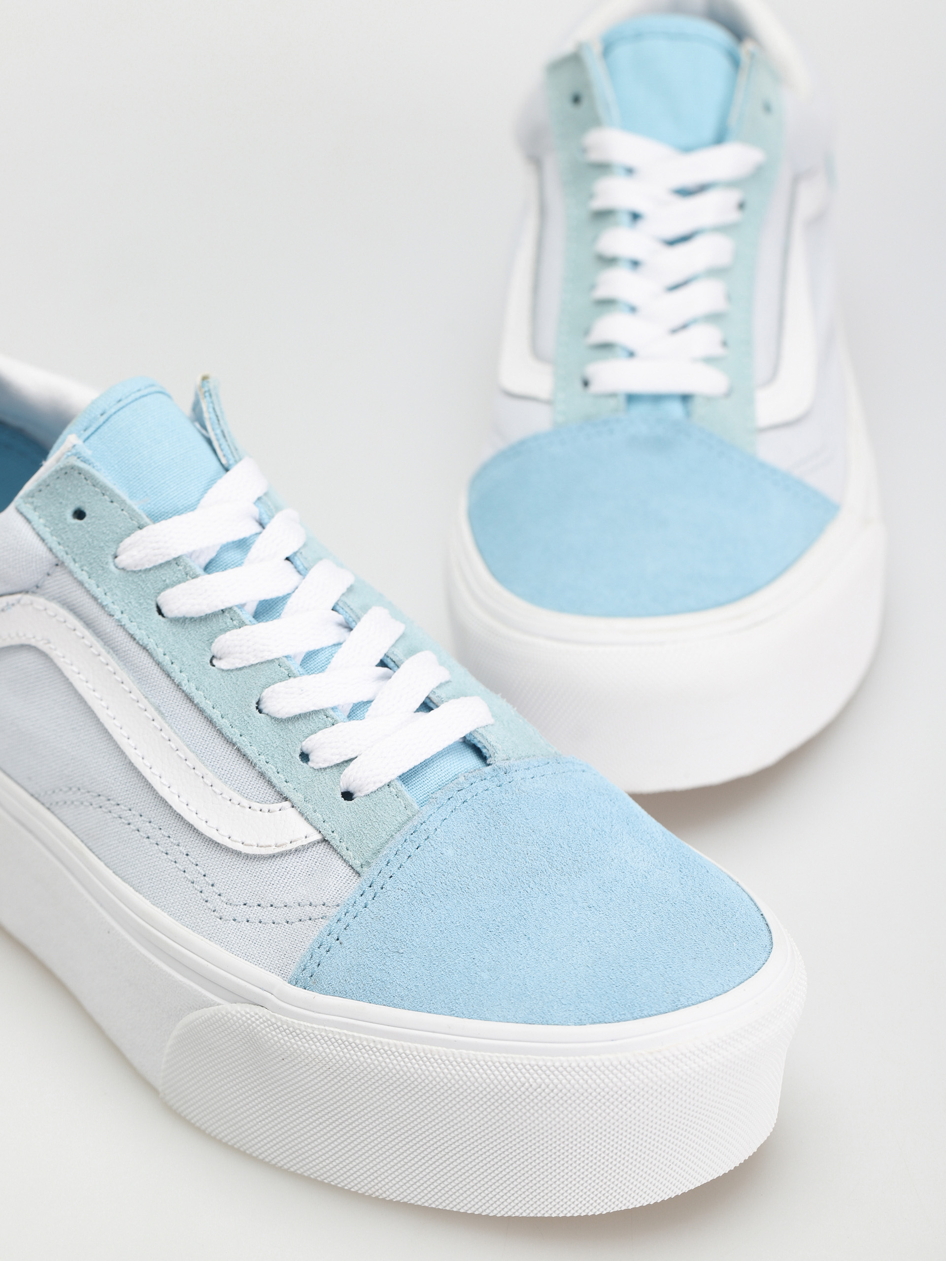 Topánky Vans Old Skool Stackform Wmn (color block blue)