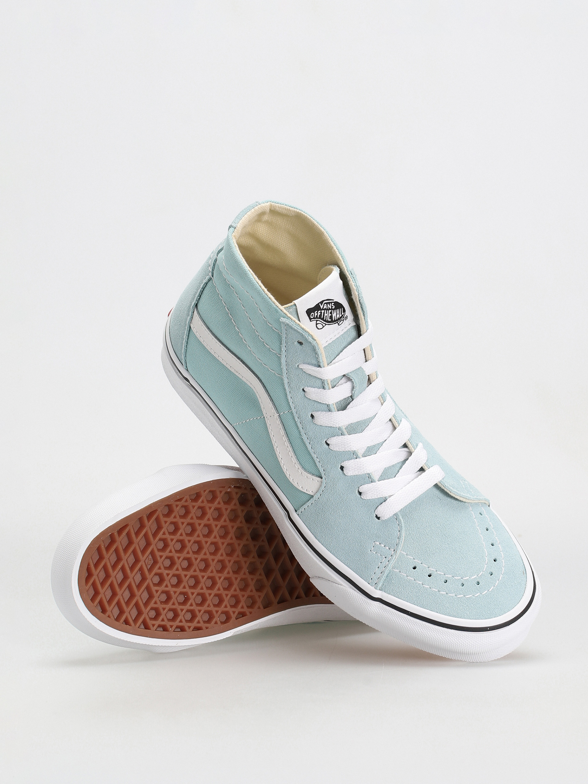 Topánky Vans Sk8 Hi Tapered Wmn (color theory canal blue)