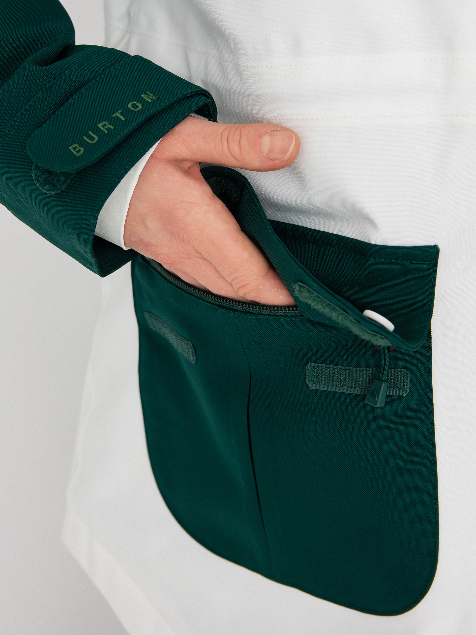 Dámska Snowboardová bunda Burton Prowess (botanical garden/stout white)