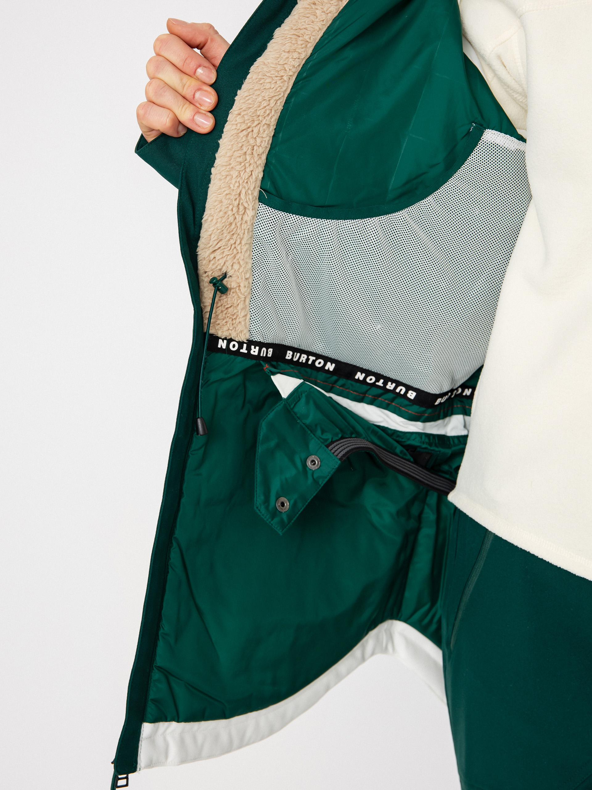 Dámska Snowboardová bunda Burton Prowess (botanical garden/stout white)