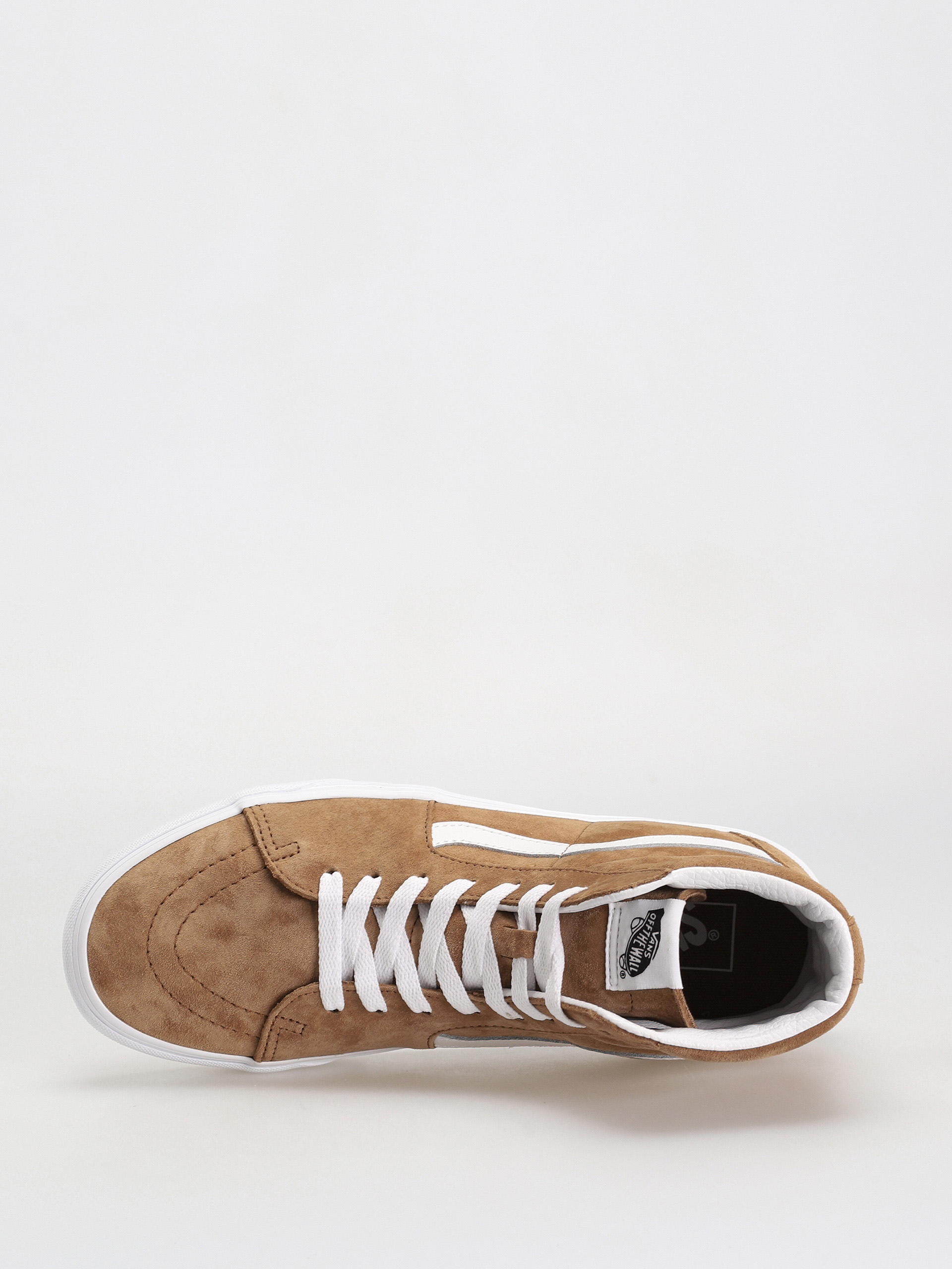 Topánky Vans Sk8 Hi (pig suede tobacco brown)