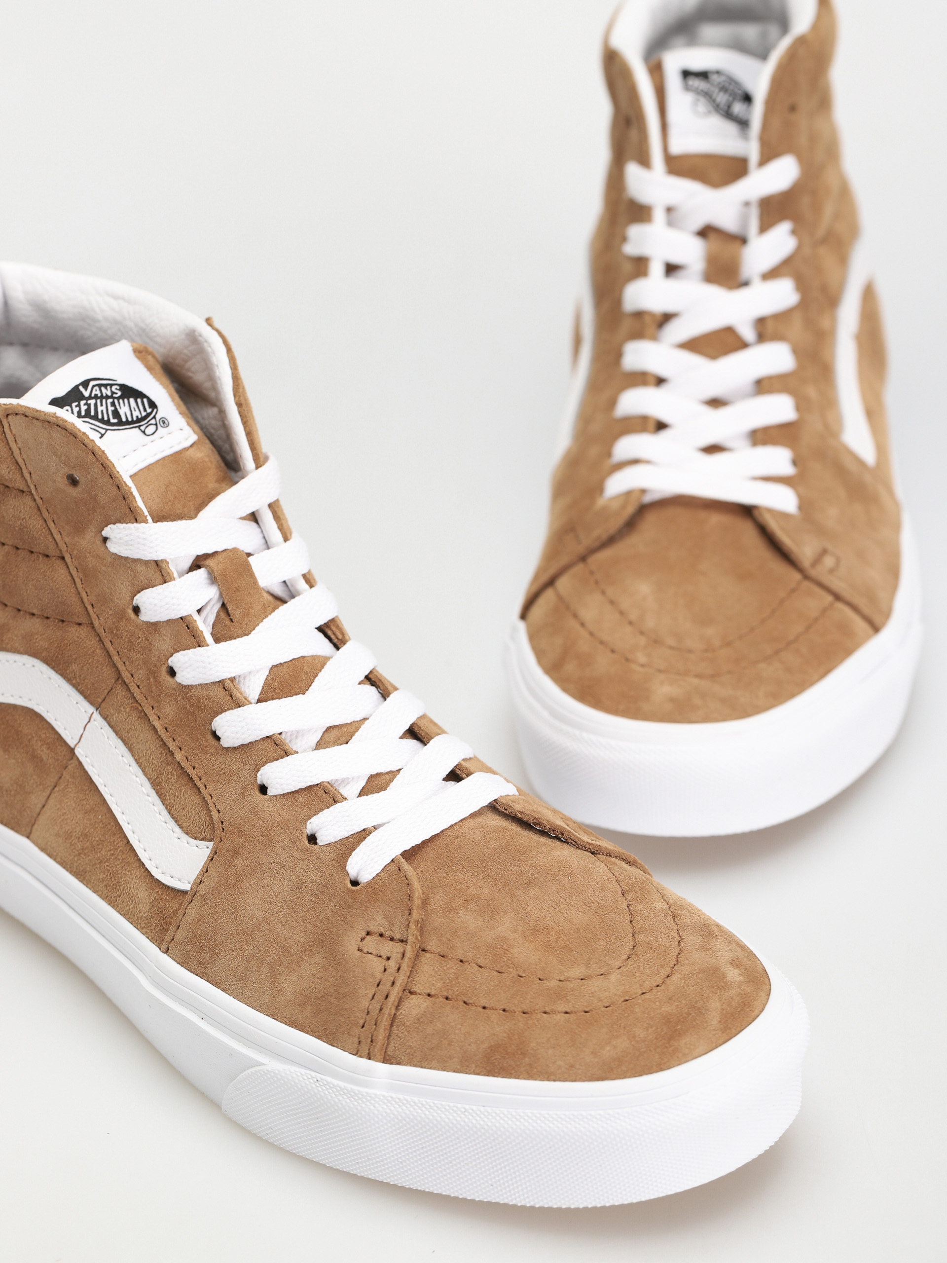 Topánky Vans Sk8 Hi (pig suede tobacco brown)
