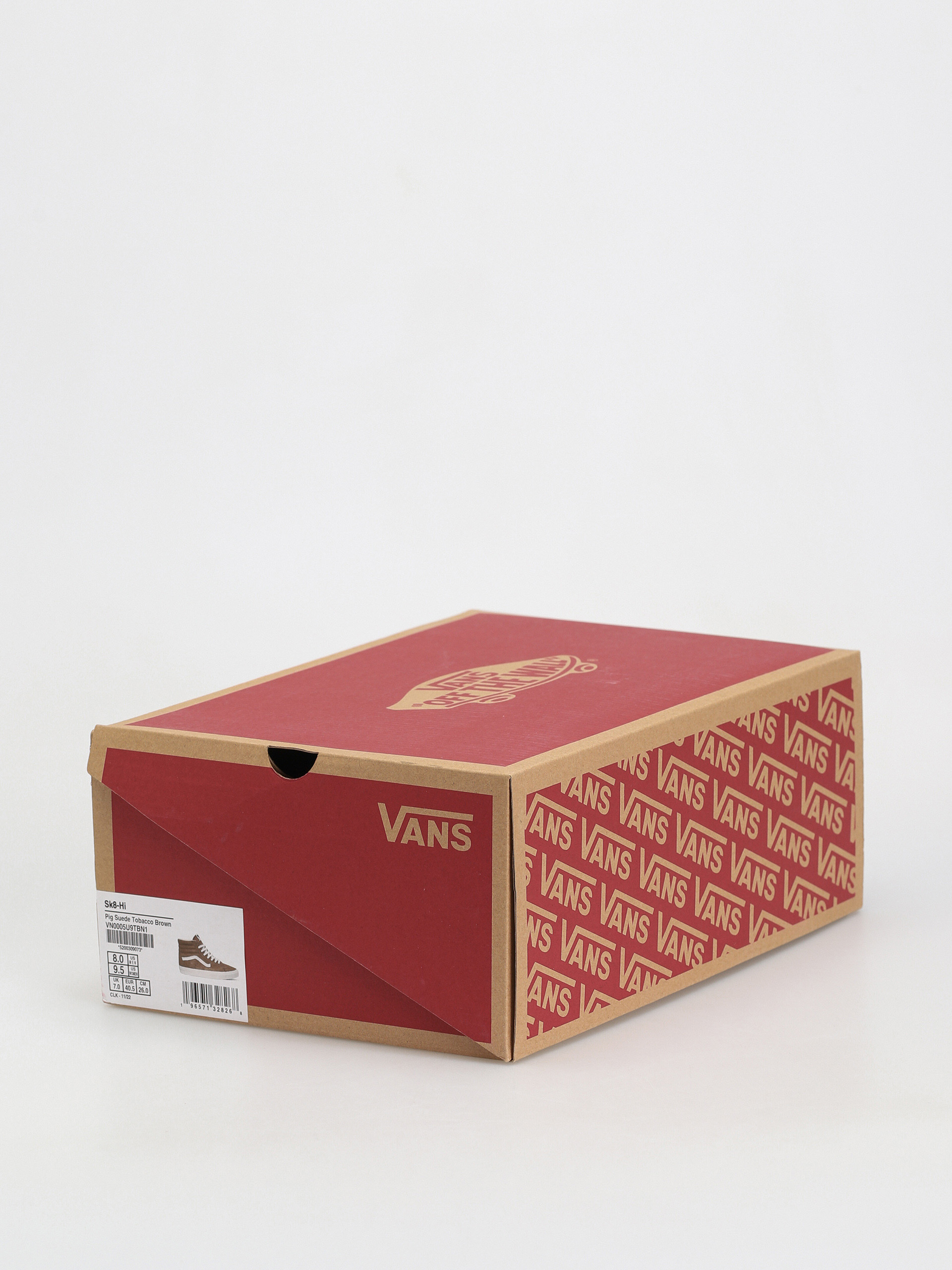 Topánky Vans Sk8 Hi (pig suede tobacco brown)