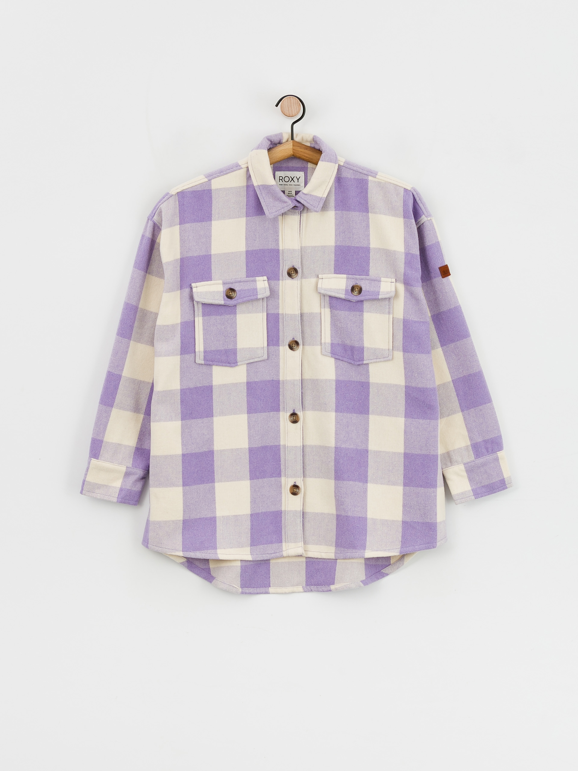 Košeľa Roxy Check The Swell Wmn (tapioca paradiso plaid)