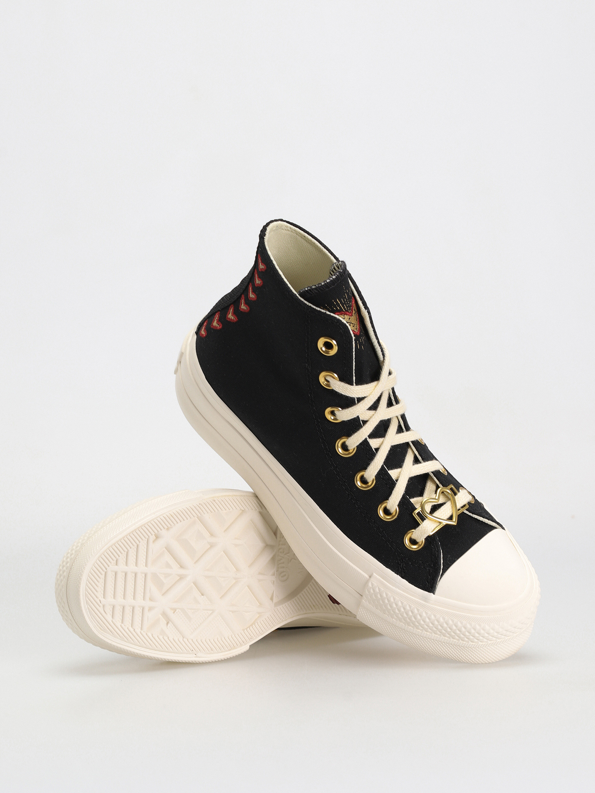 Tenisky Converse Chuck Taylor All Star Lift Hi Wmn (black/egret/back ally brick)