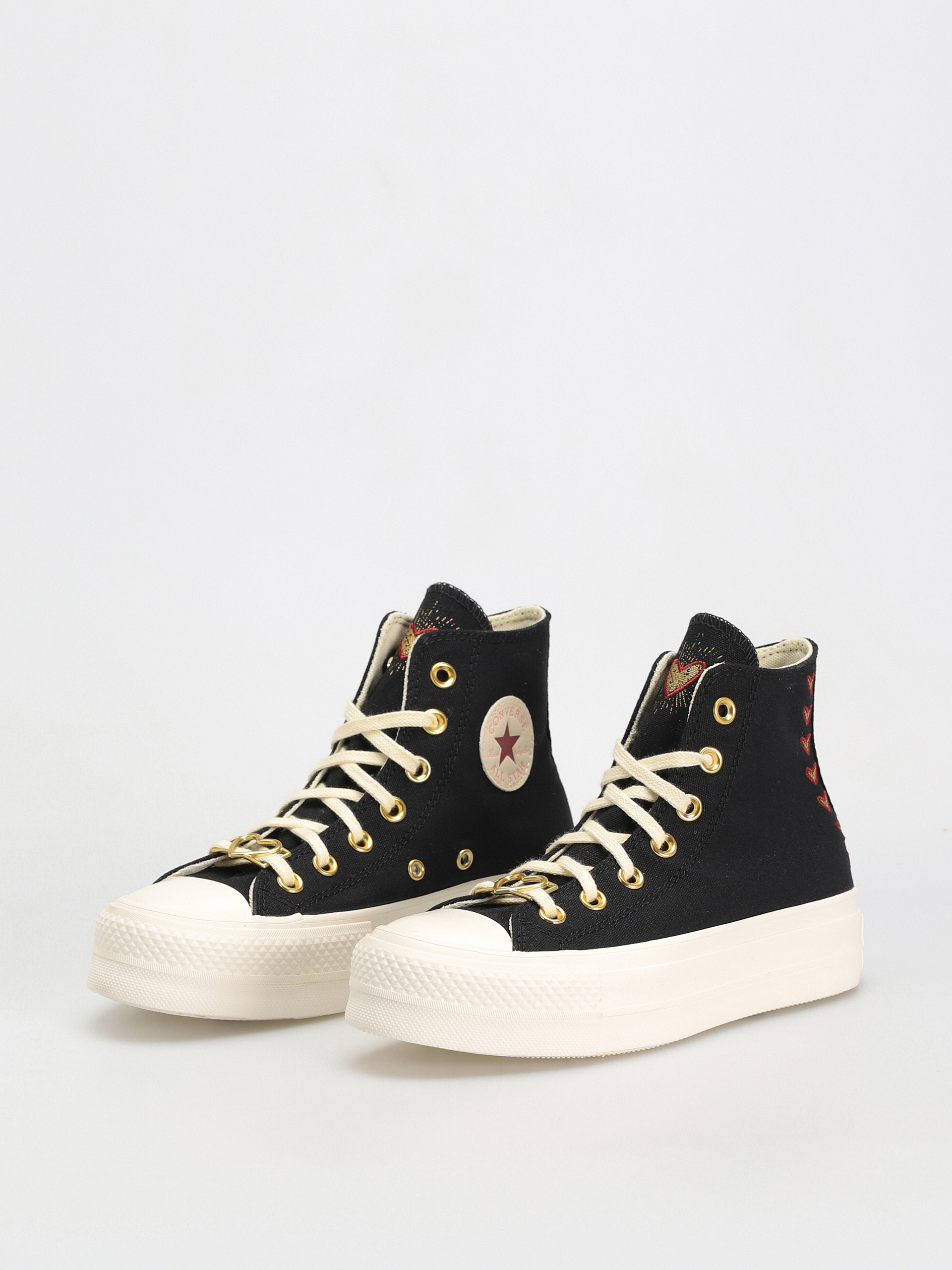 Tenisky Converse Chuck Taylor All Star Lift Hi Wmn (black/egret/back ally brick)