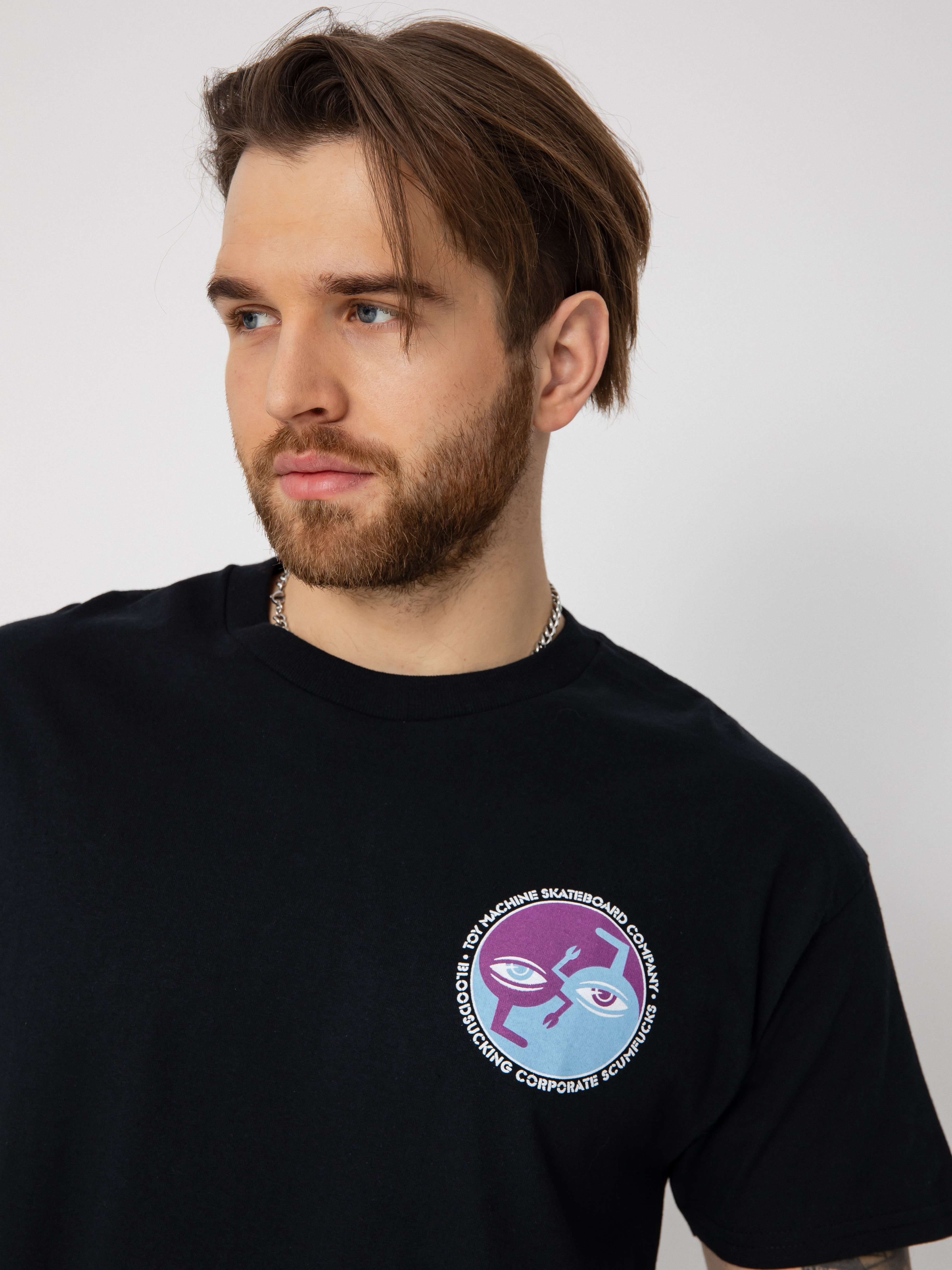 Tričko Toy Machine Ying Yang (black)