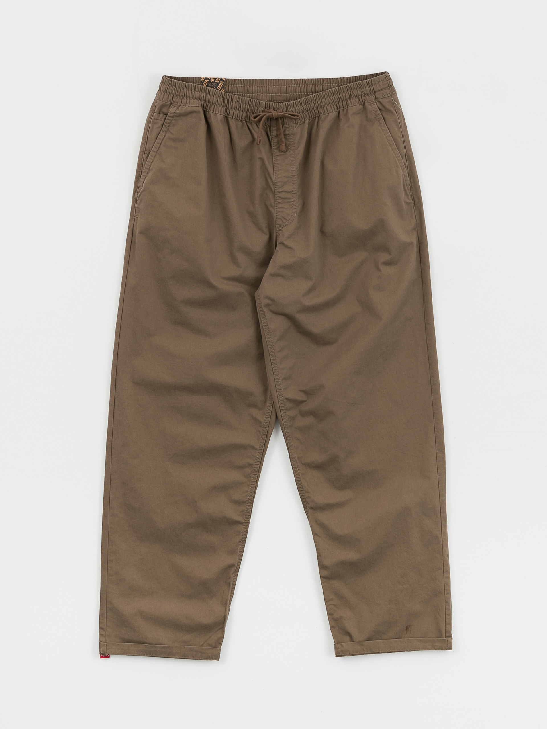 Nohavice Vans Range Baggy Tapered Elastic Waist (canteen)