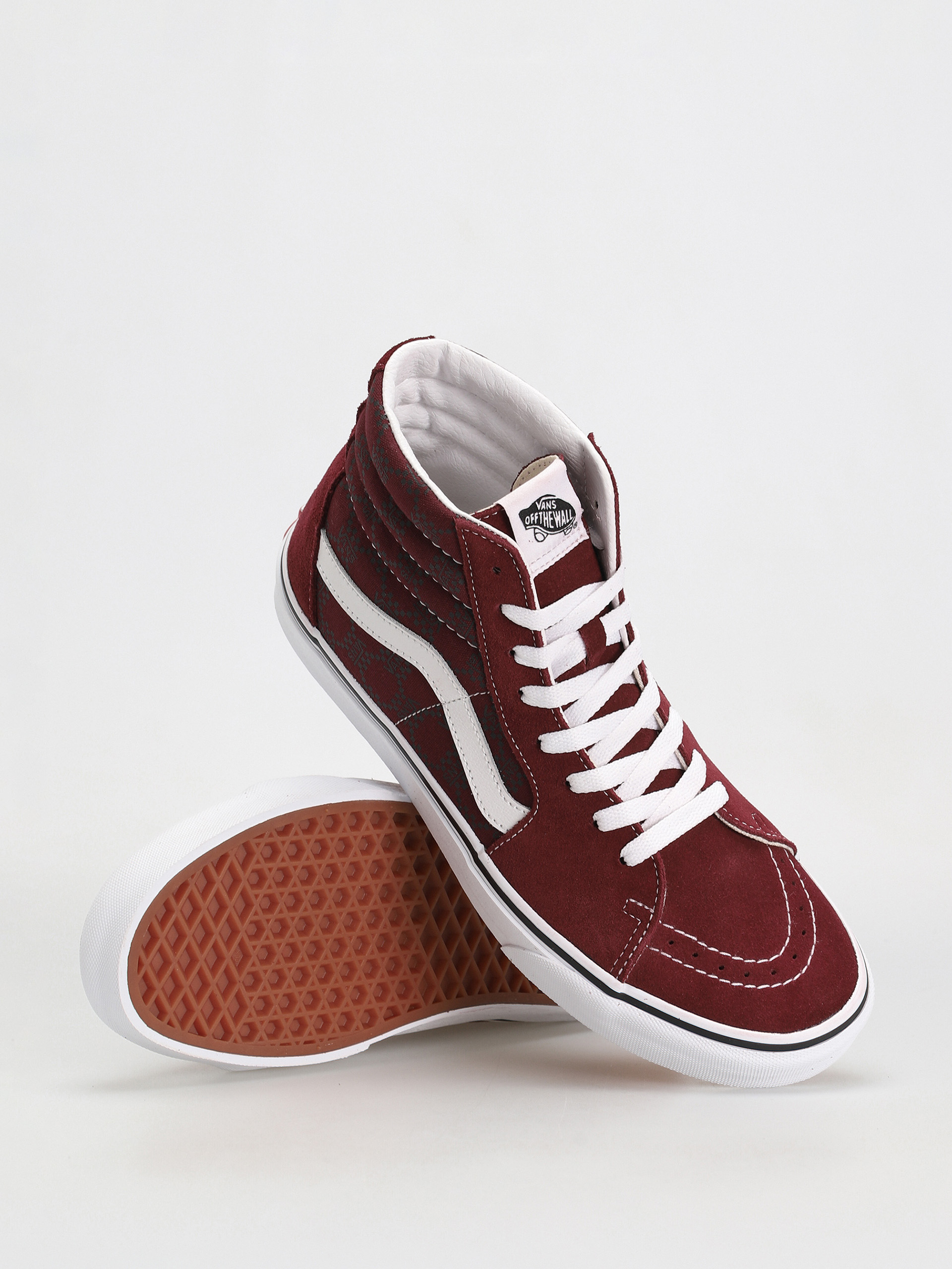 Topánky Vans Sk8 Hi (monogram port royale)