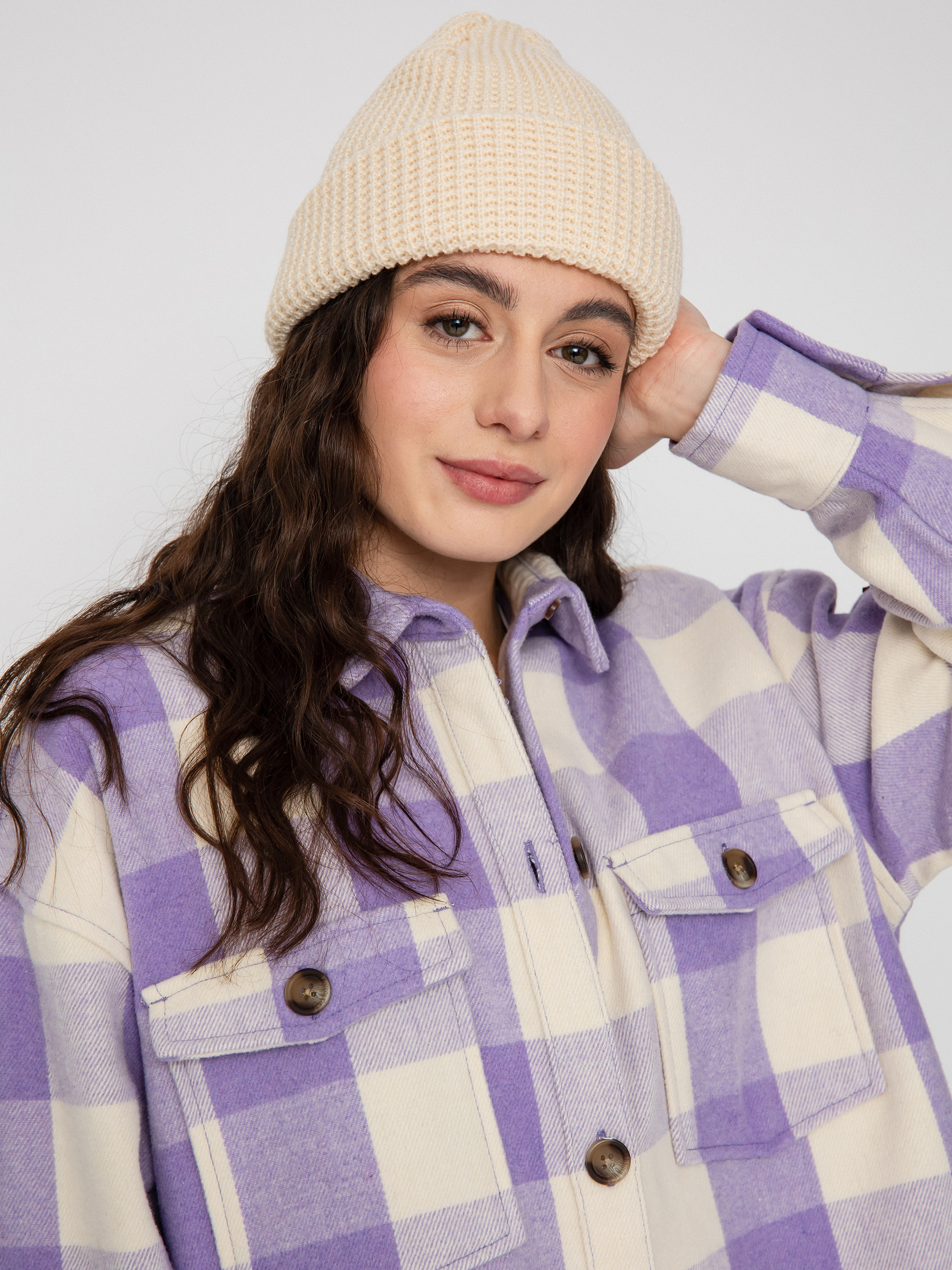 Košeľa Roxy Check The Swell Wmn (tapioca paradiso plaid)