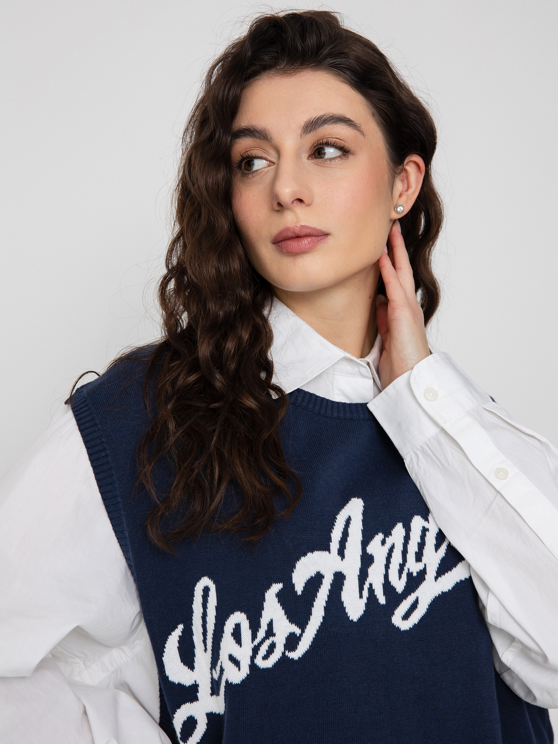 Sveter RVCA Hometown Sweater Ves Wmn (moody blue)