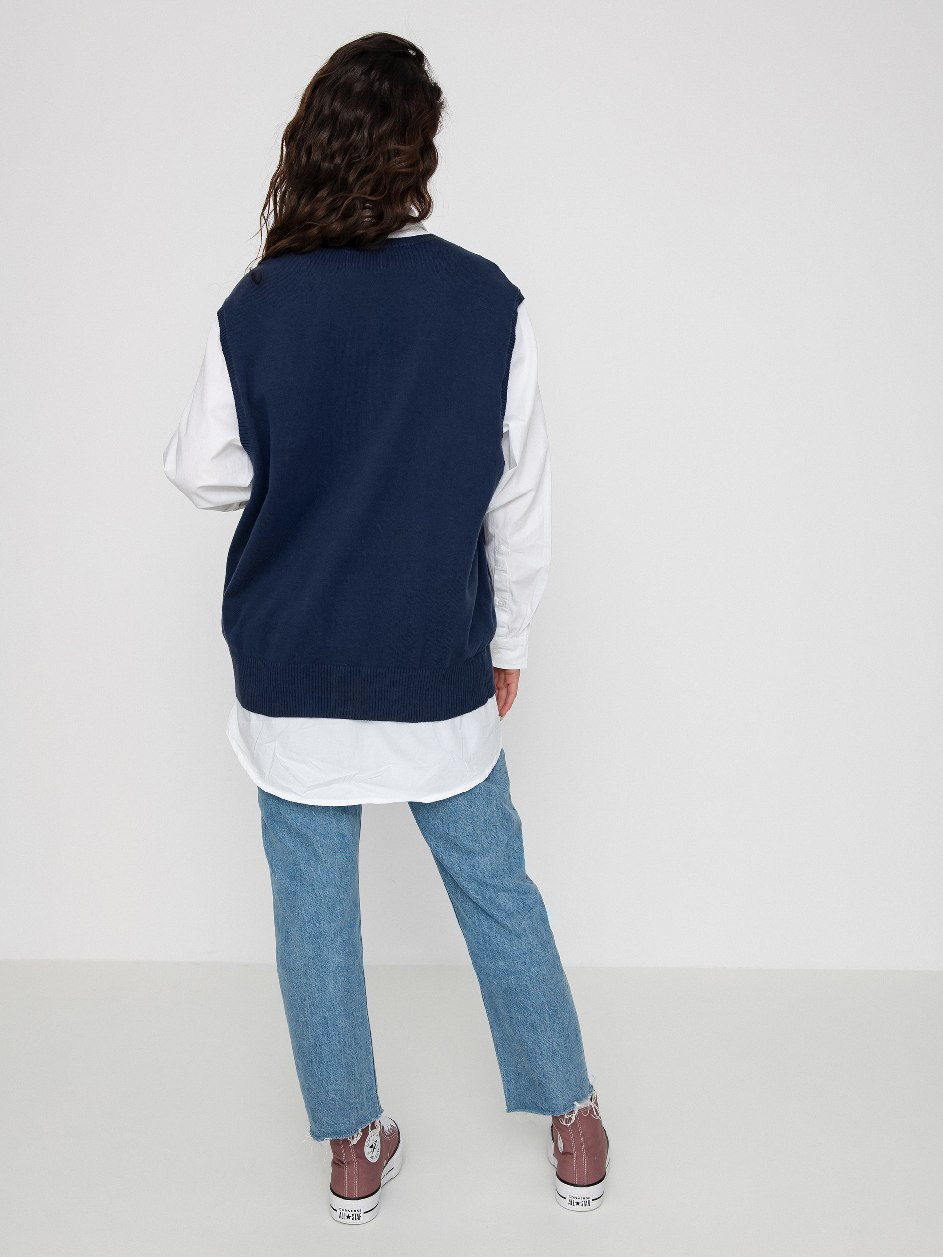 Sveter RVCA Hometown Sweater Ves Wmn (moody blue)