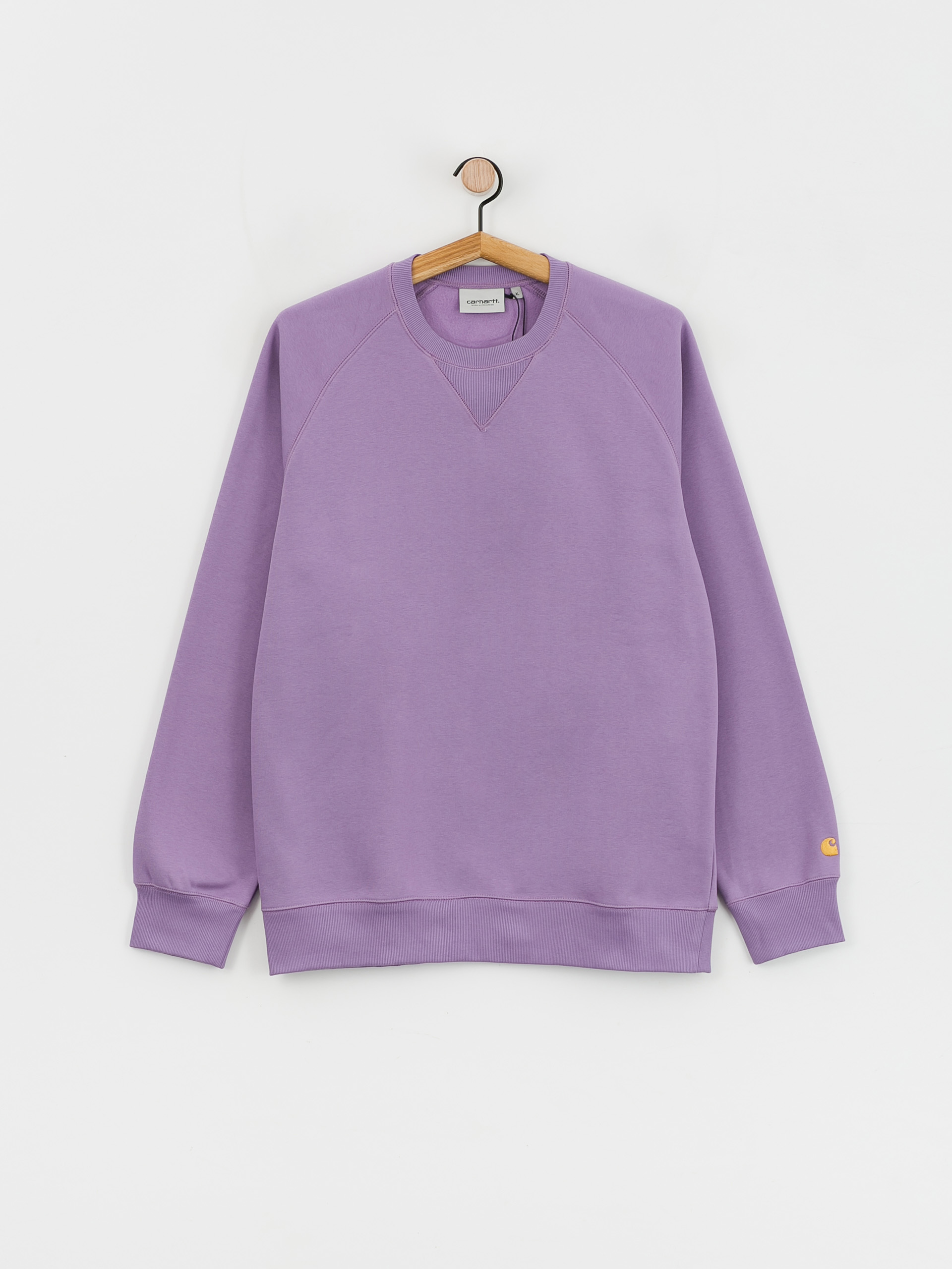 Mikina Carhartt WIP Chase (violanda/gold)