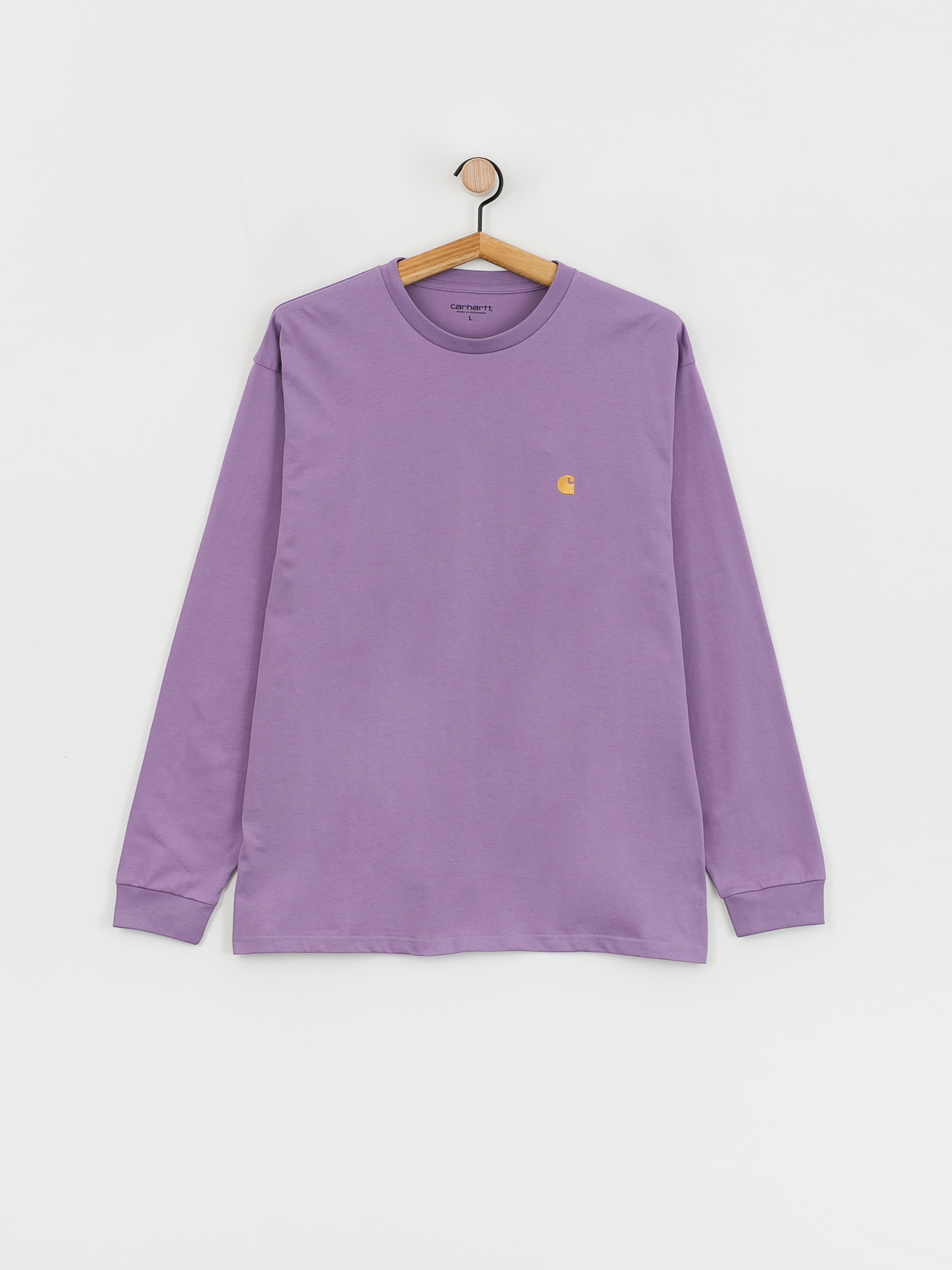 Triko Carhartt WIP Chase (violanda/gold)