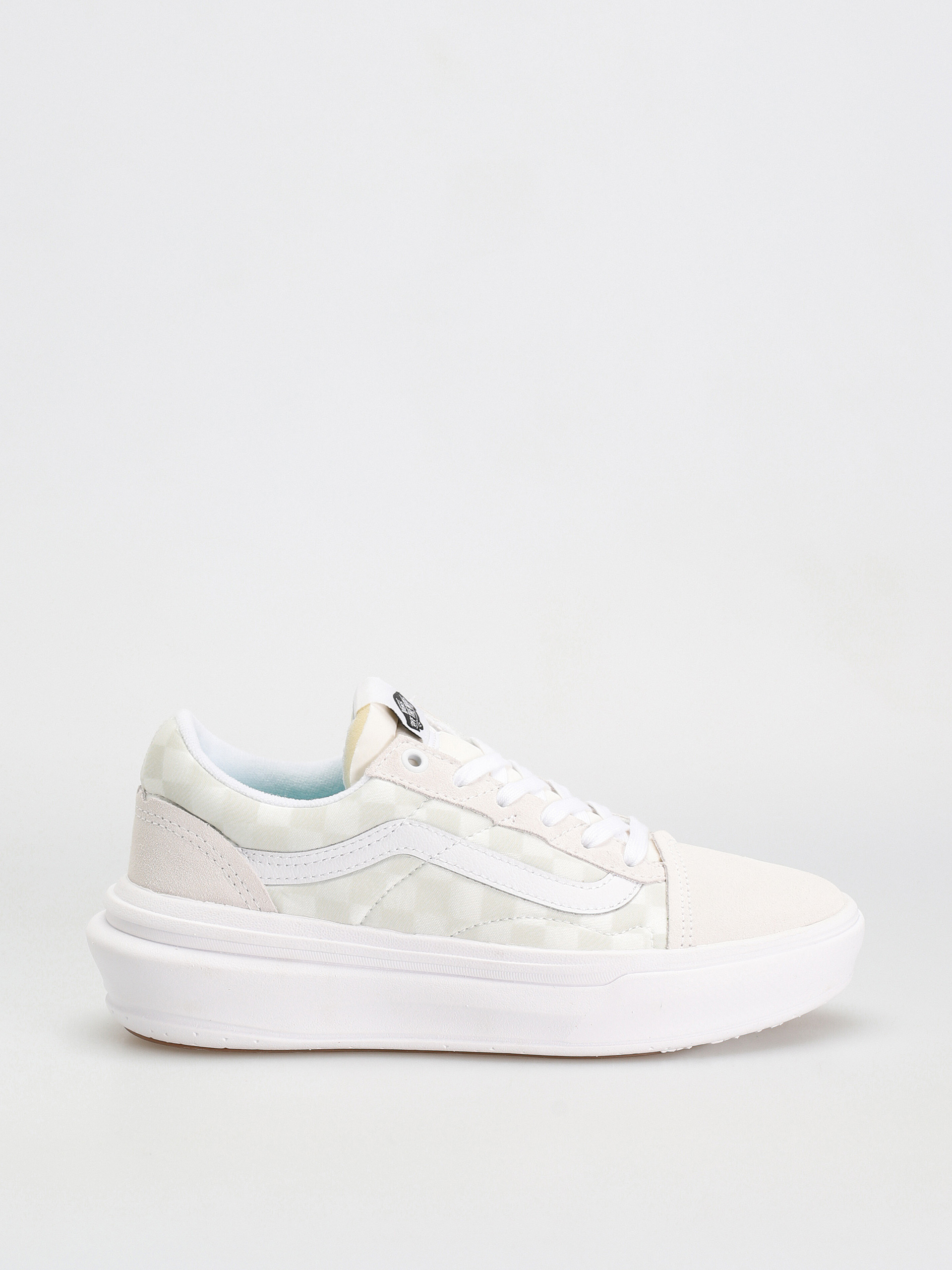 Topánky Vans Old Skool Overt CC (checkerboard white/checkerboard)