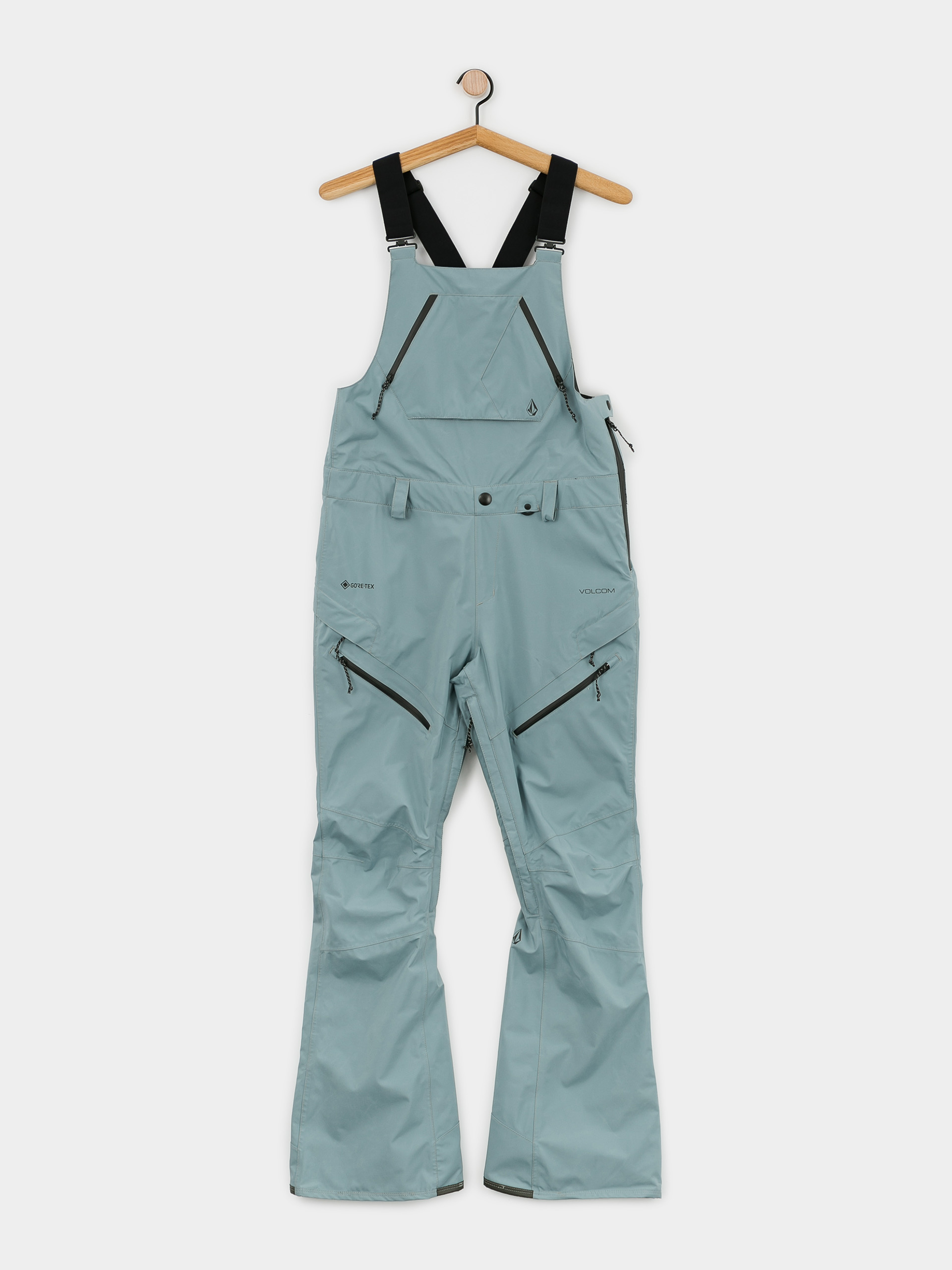 Dámske Snowboardové nohavice Volcom Elm Stretch Gore Bib Overall (green ash)