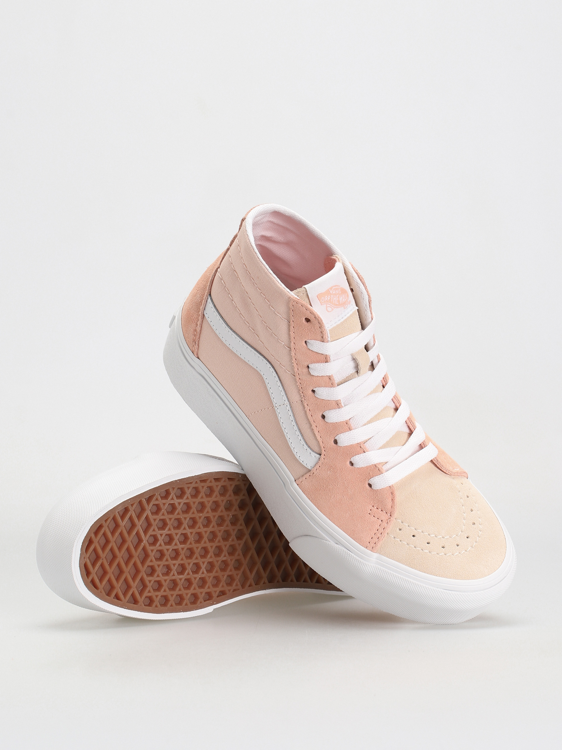 Topánky Vans Sk8 Hi Tapered Stackform Wmn (color block peach)