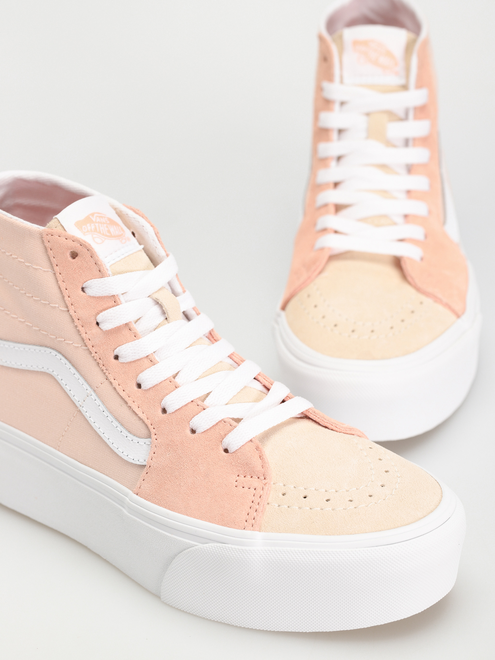 Topánky Vans Sk8 Hi Tapered Stackform Wmn (color block peach)