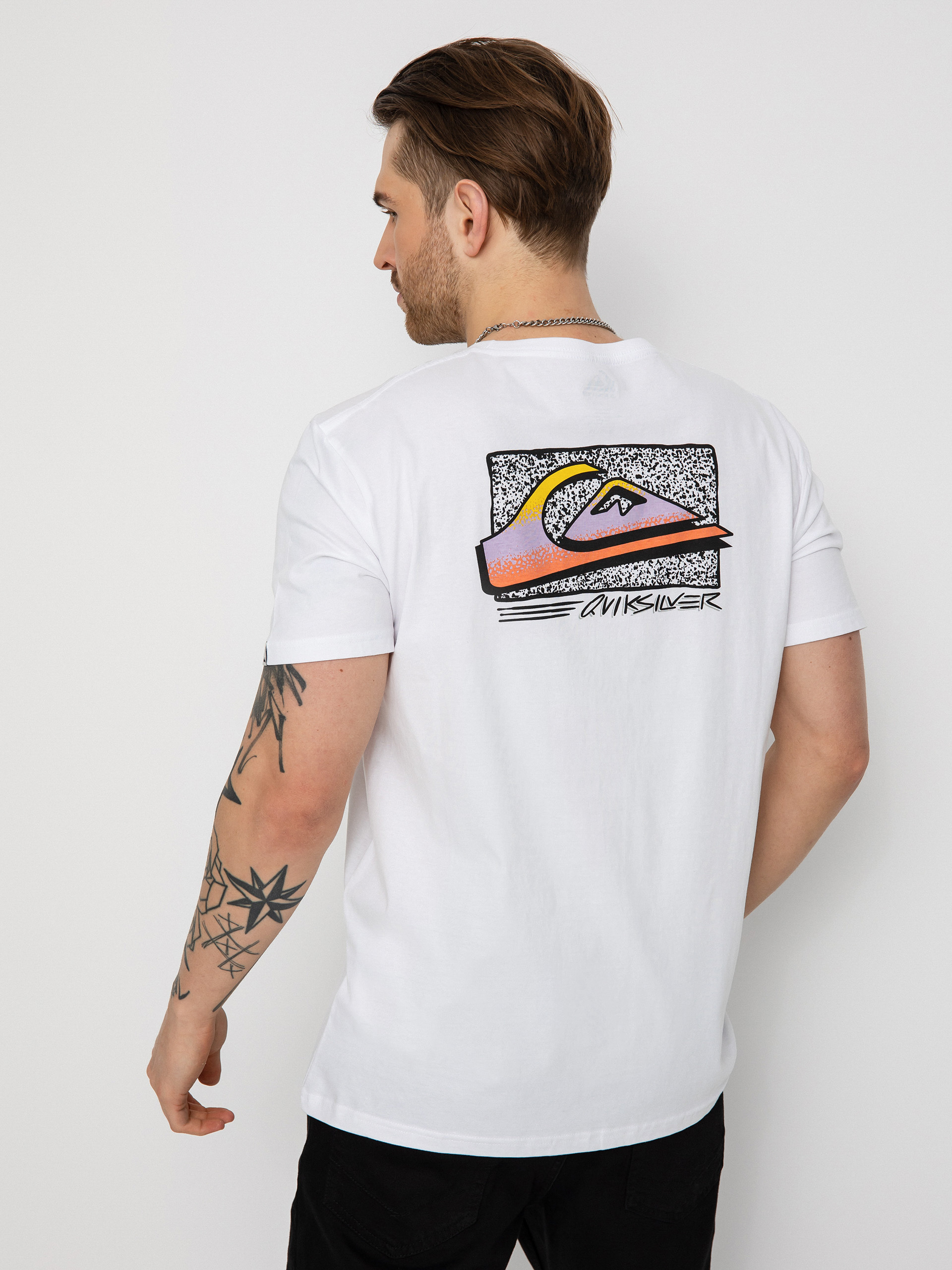 Tričko Quiksilver Retro Fade (white)