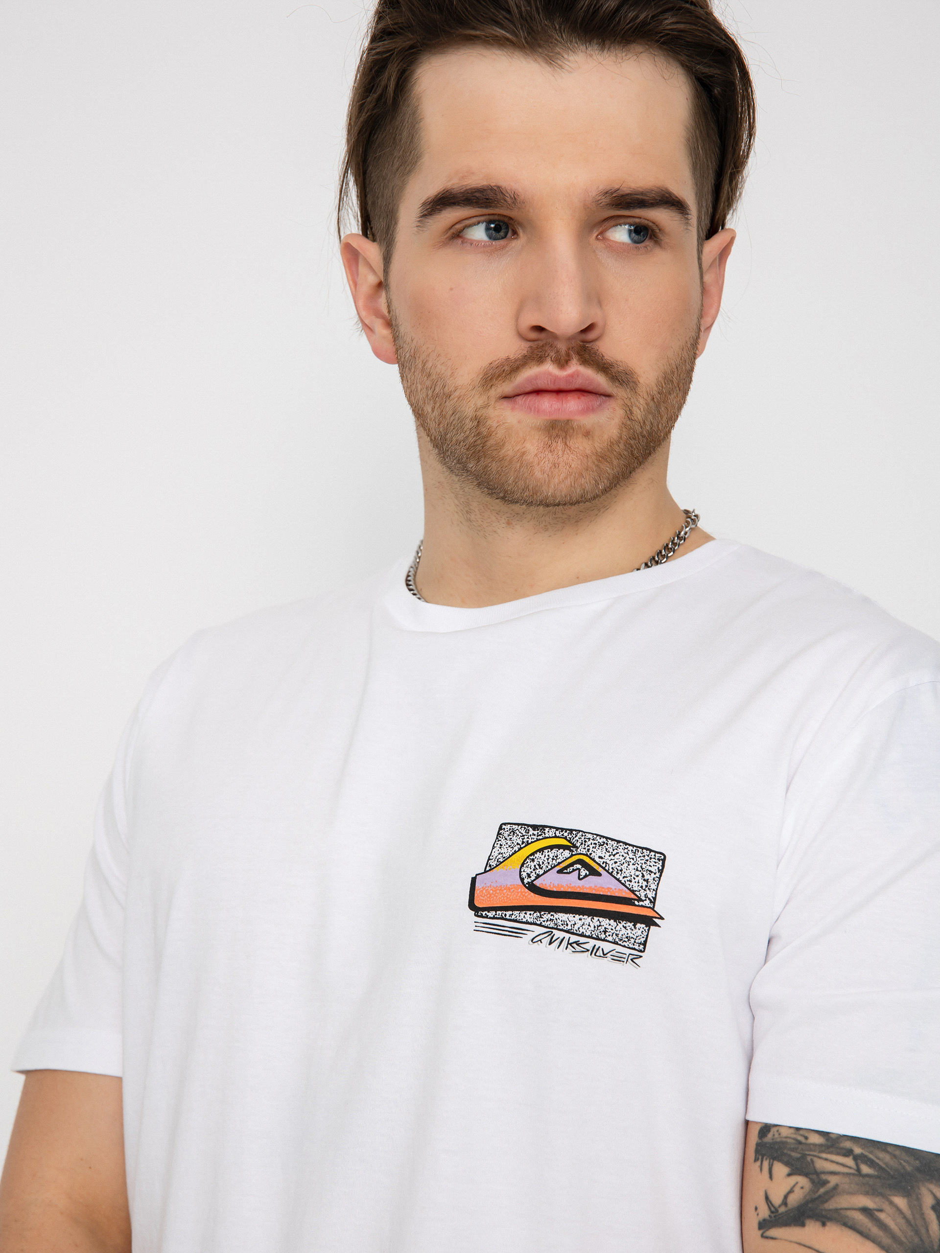 Tričko Quiksilver Retro Fade (white)