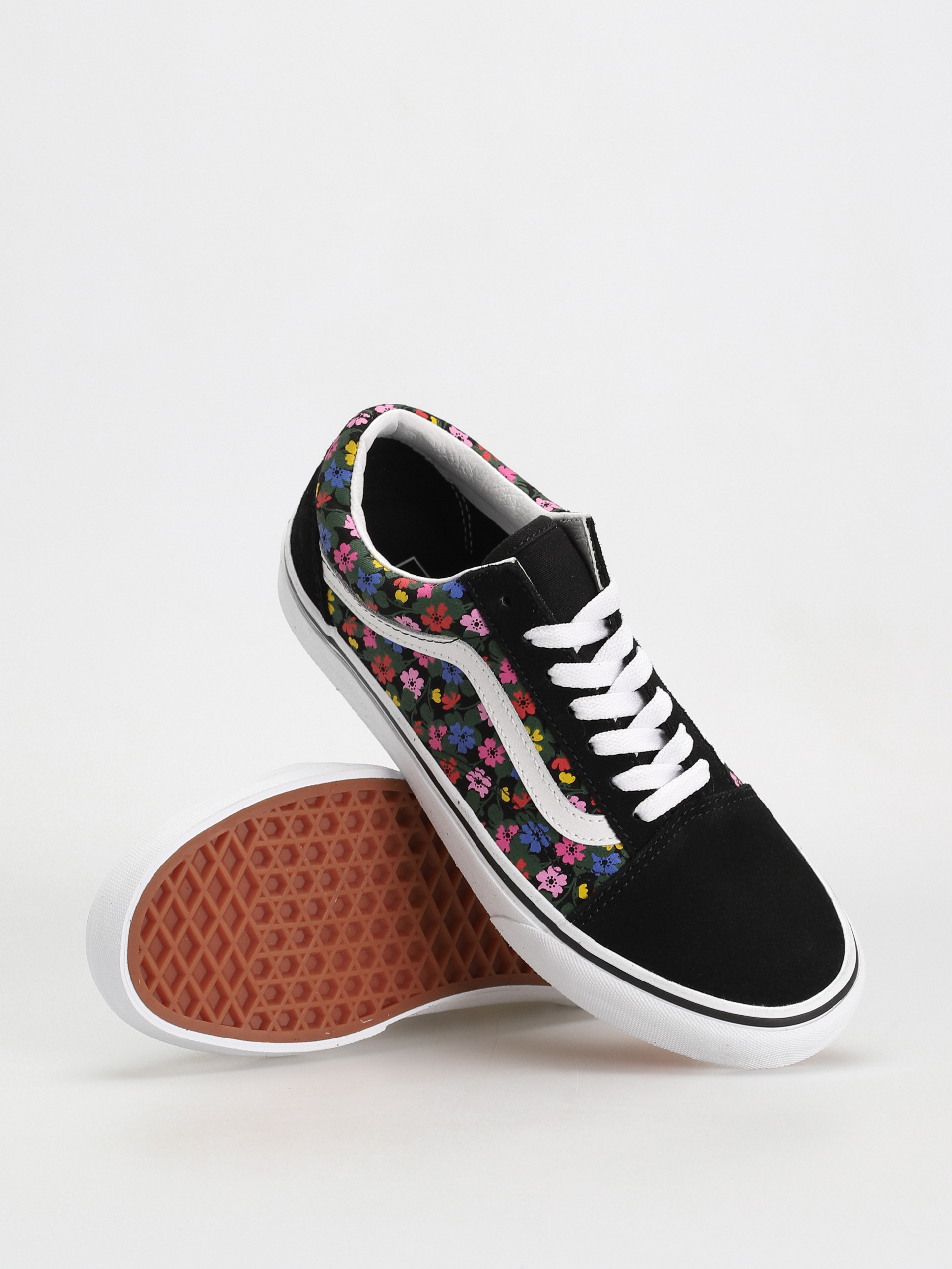 Topánky Vans Old Skool Wmn (floral black/white)