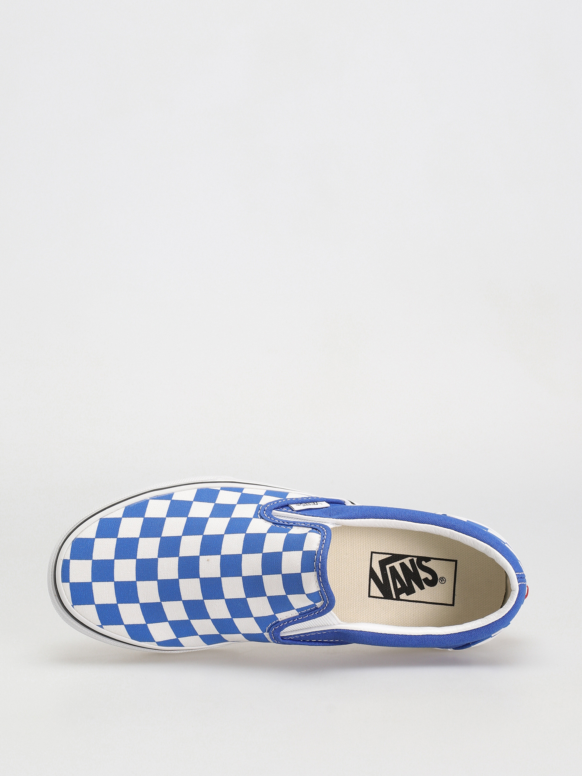 Topánky Vans Classic Slip On (color theory checkerboard dazzling blue)
