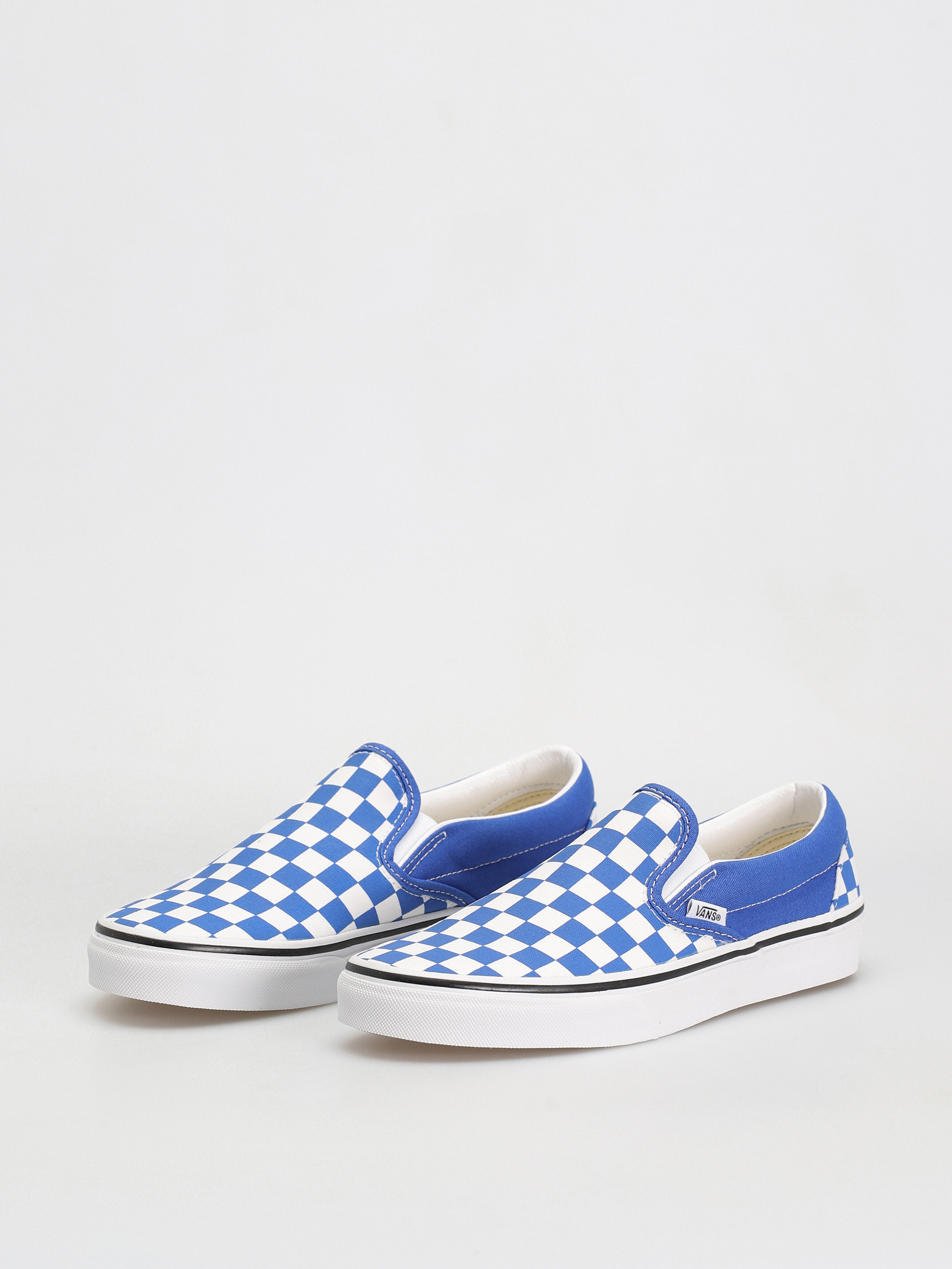 Topánky Vans Classic Slip On (color theory checkerboard dazzling blue)