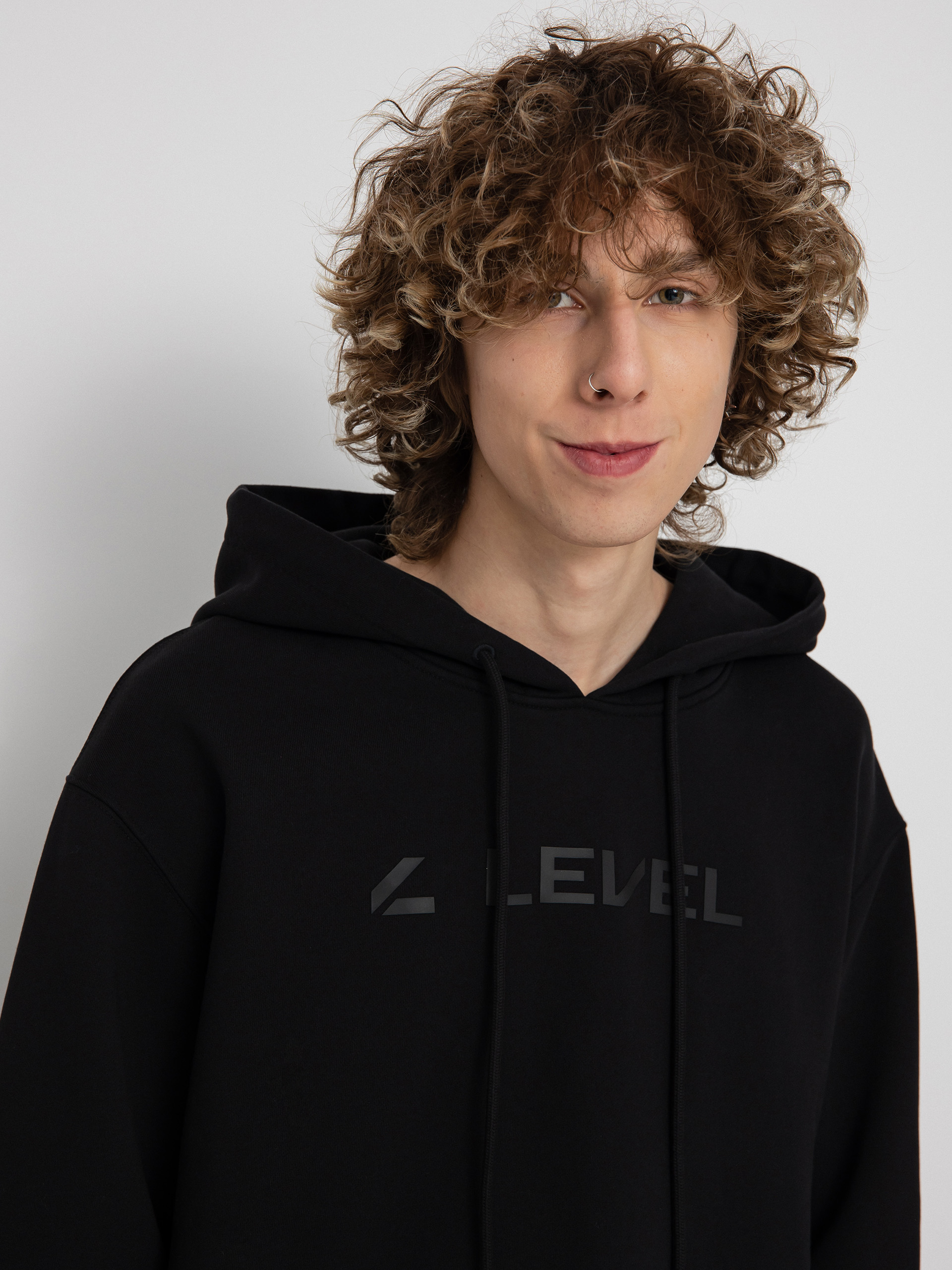 Mikina s kapucňou Level Racing HD (black)