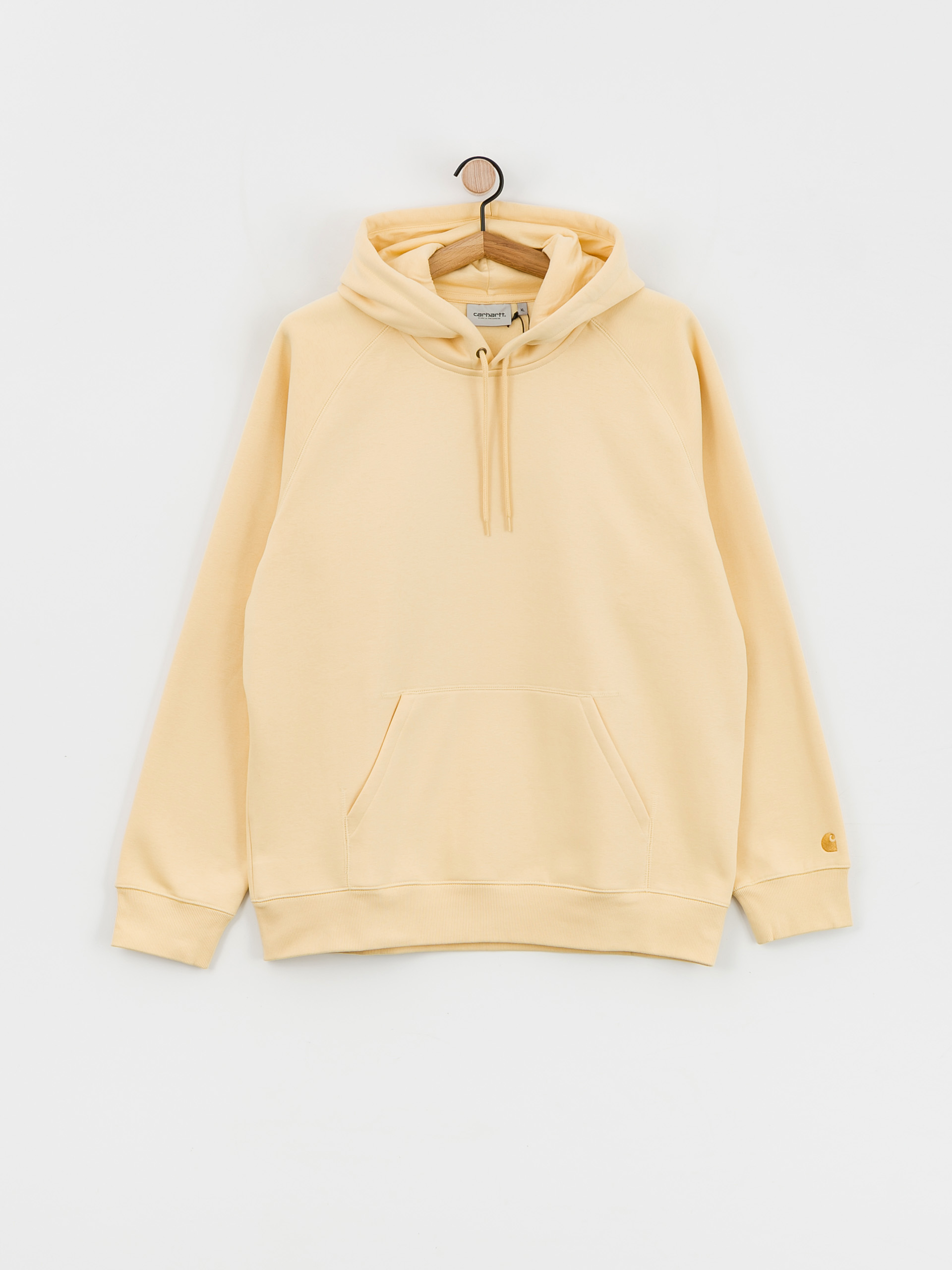 Mikina s kapucňou Carhartt WIP Chase HD (citron/gold)