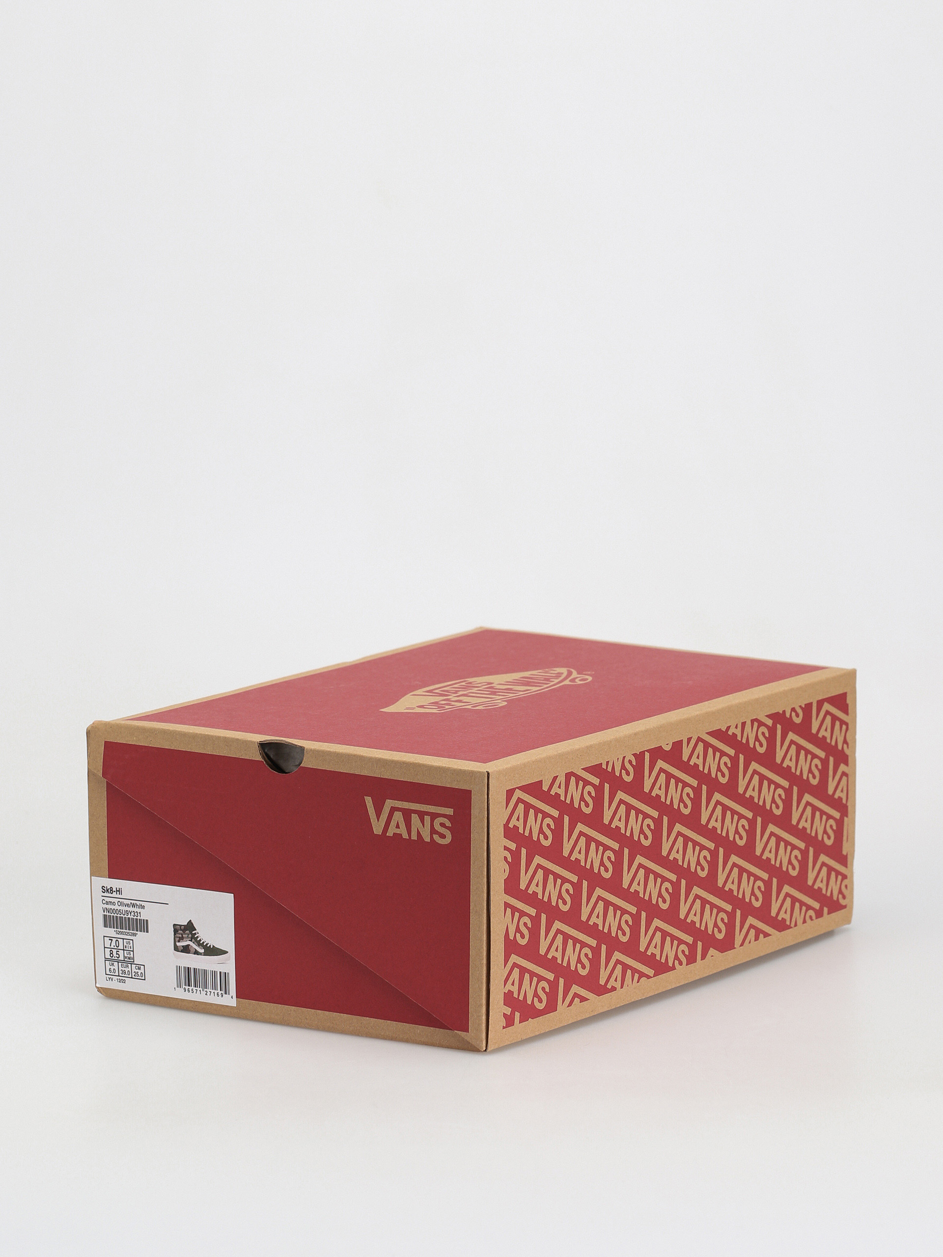 Topánky Vans Sk8 Hi (camo olive/white)