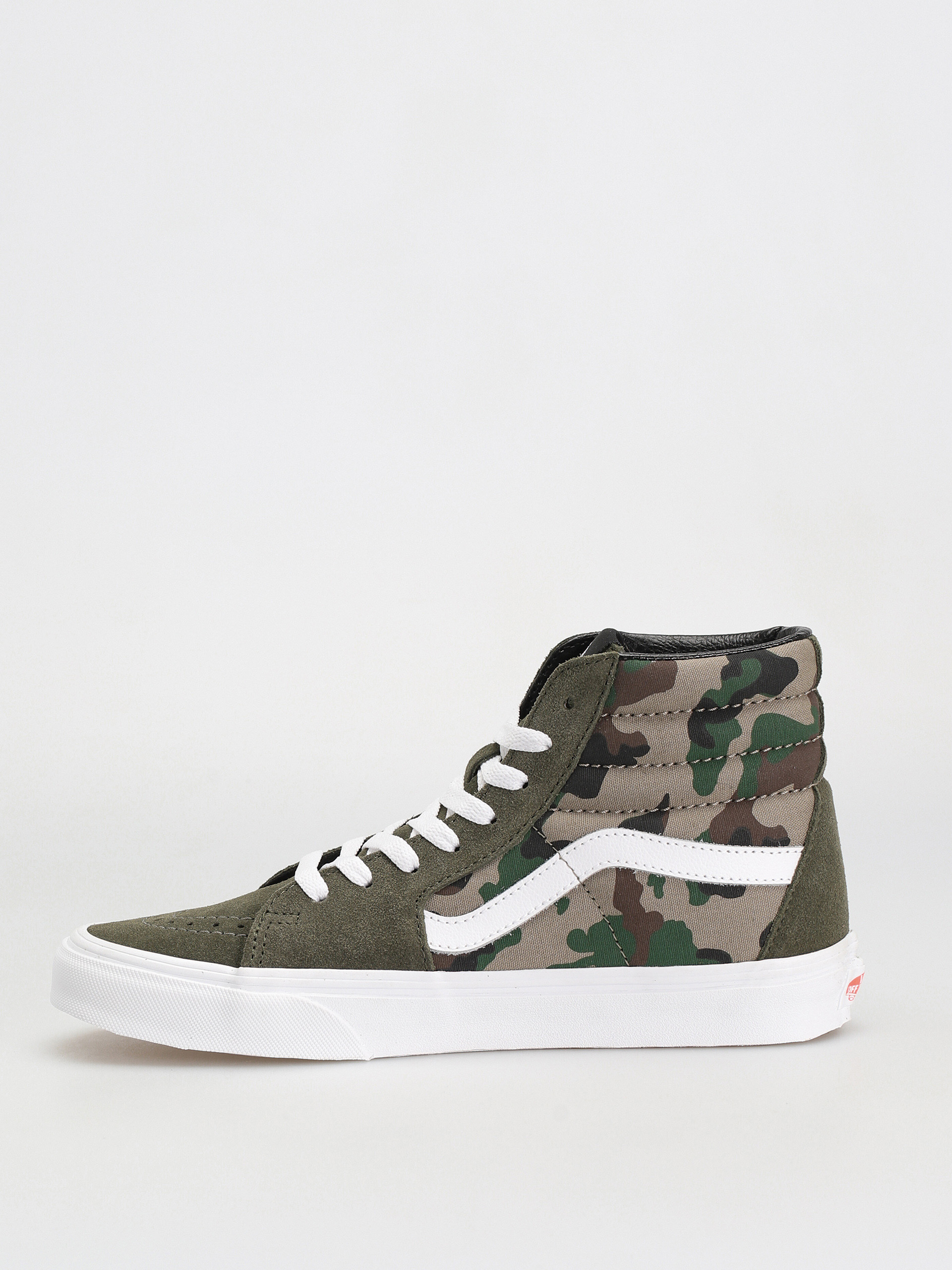 Topánky Vans Sk8 Hi (camo olive/white)