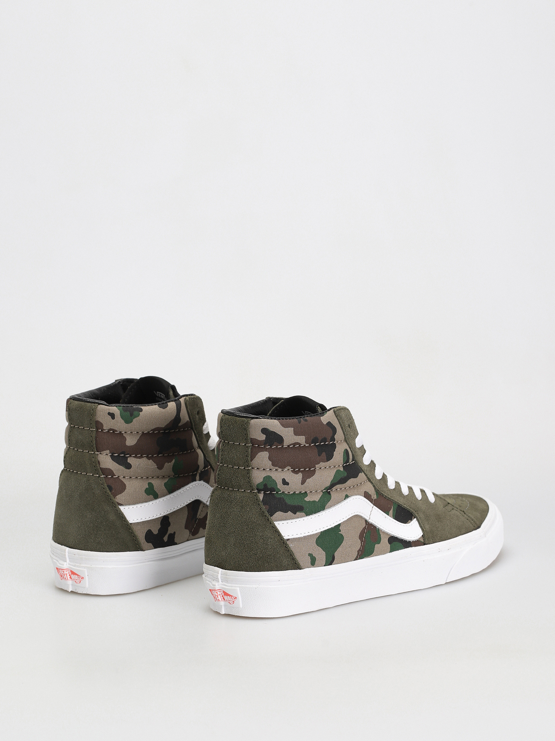 Topánky Vans Sk8 Hi (camo olive/white)