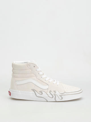 Topánky Vans Sk8 Hi Flame (suede white/white)