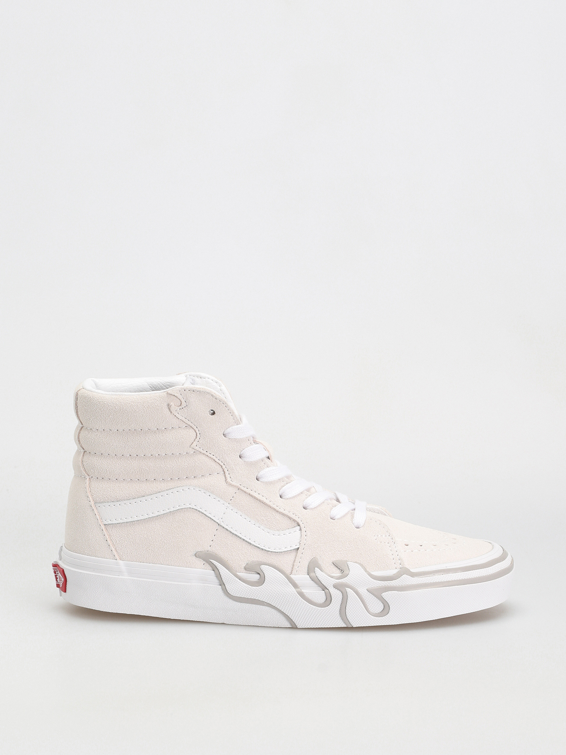 Topánky Vans Sk8 Hi Flame (suede white/white)