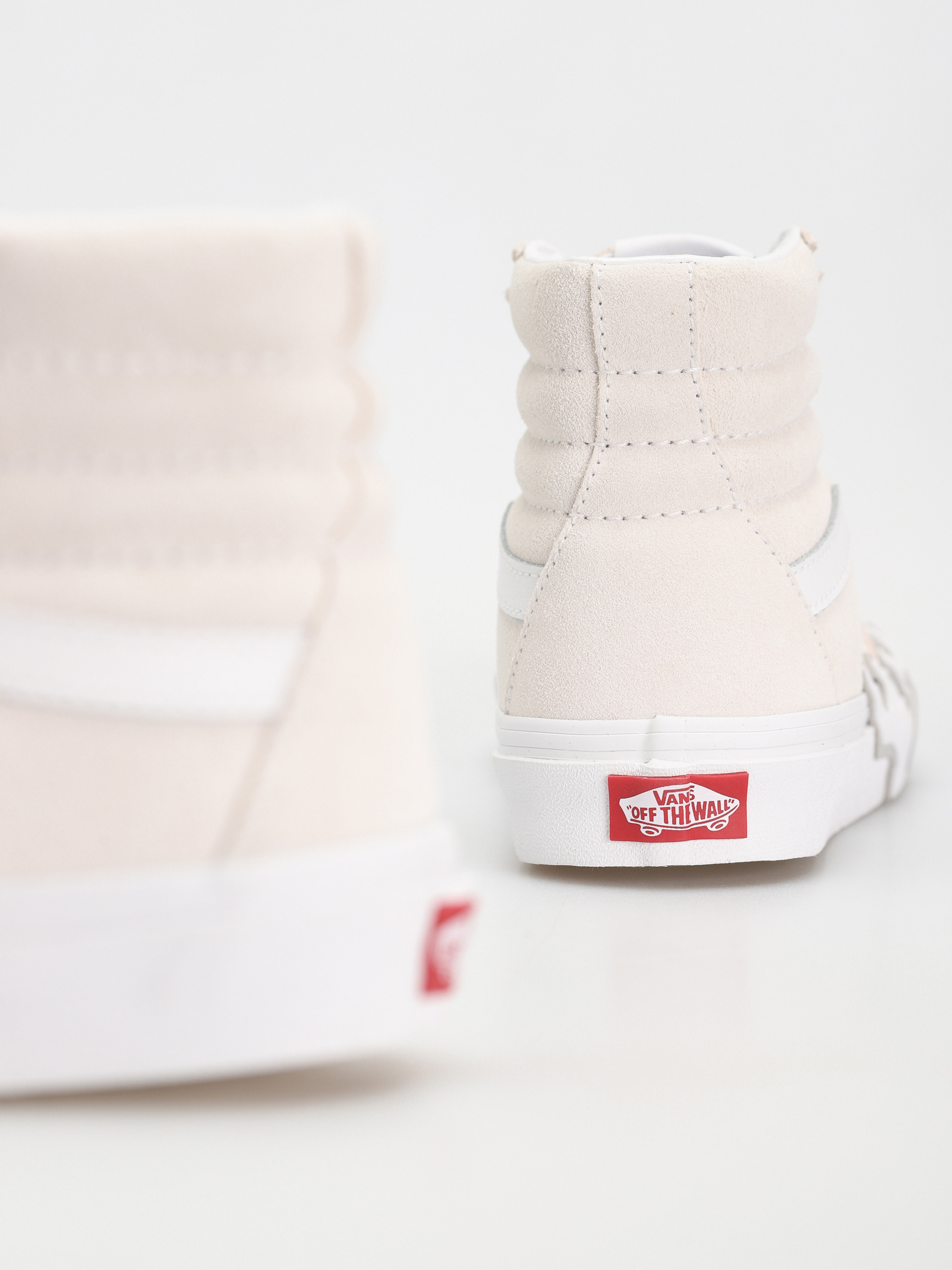 Topánky Vans Sk8 Hi Flame (suede white/white)