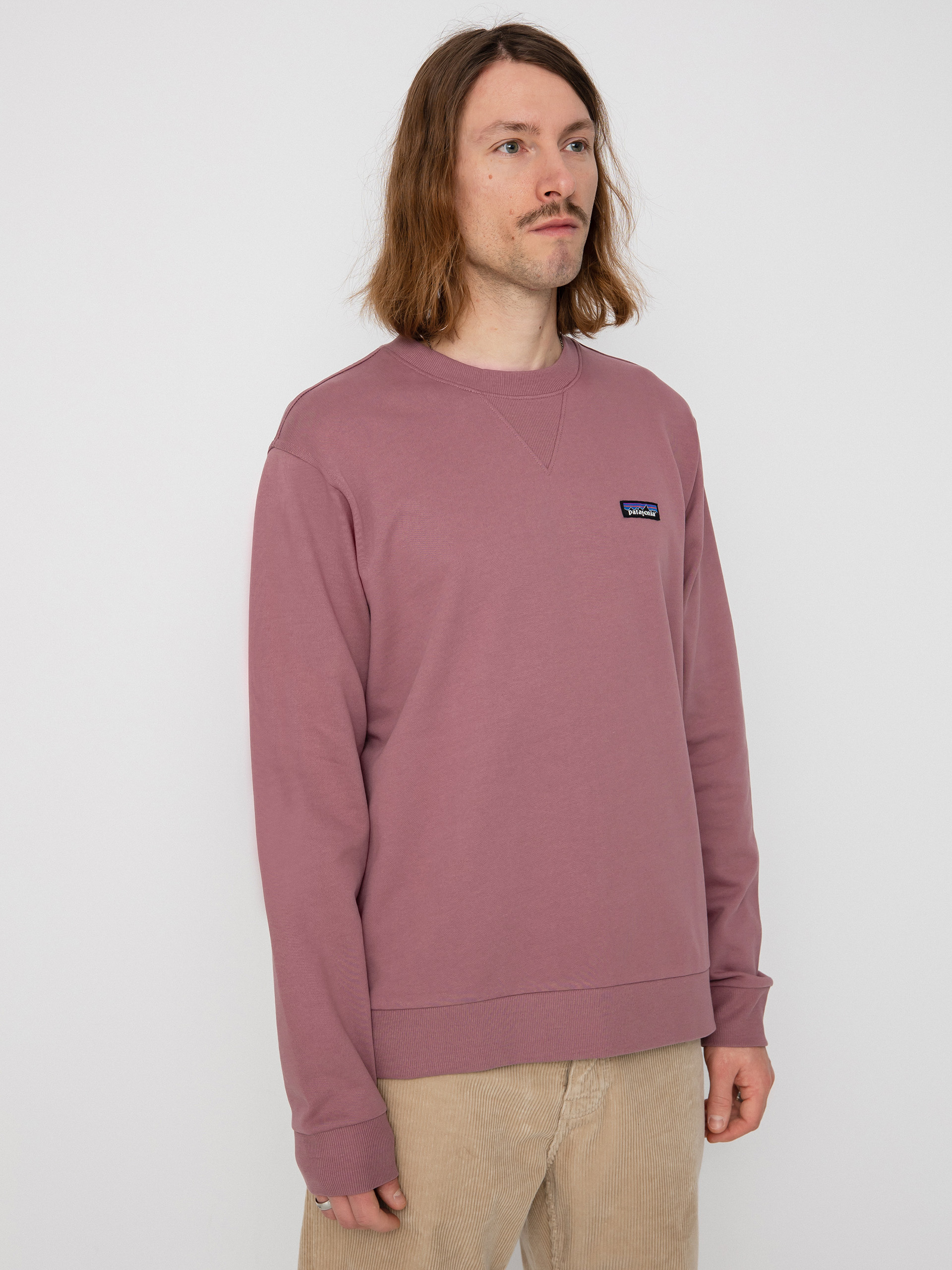 Mikina Patagonia Regenerative Organic Certified Cotton Crewneck (evening mauve)