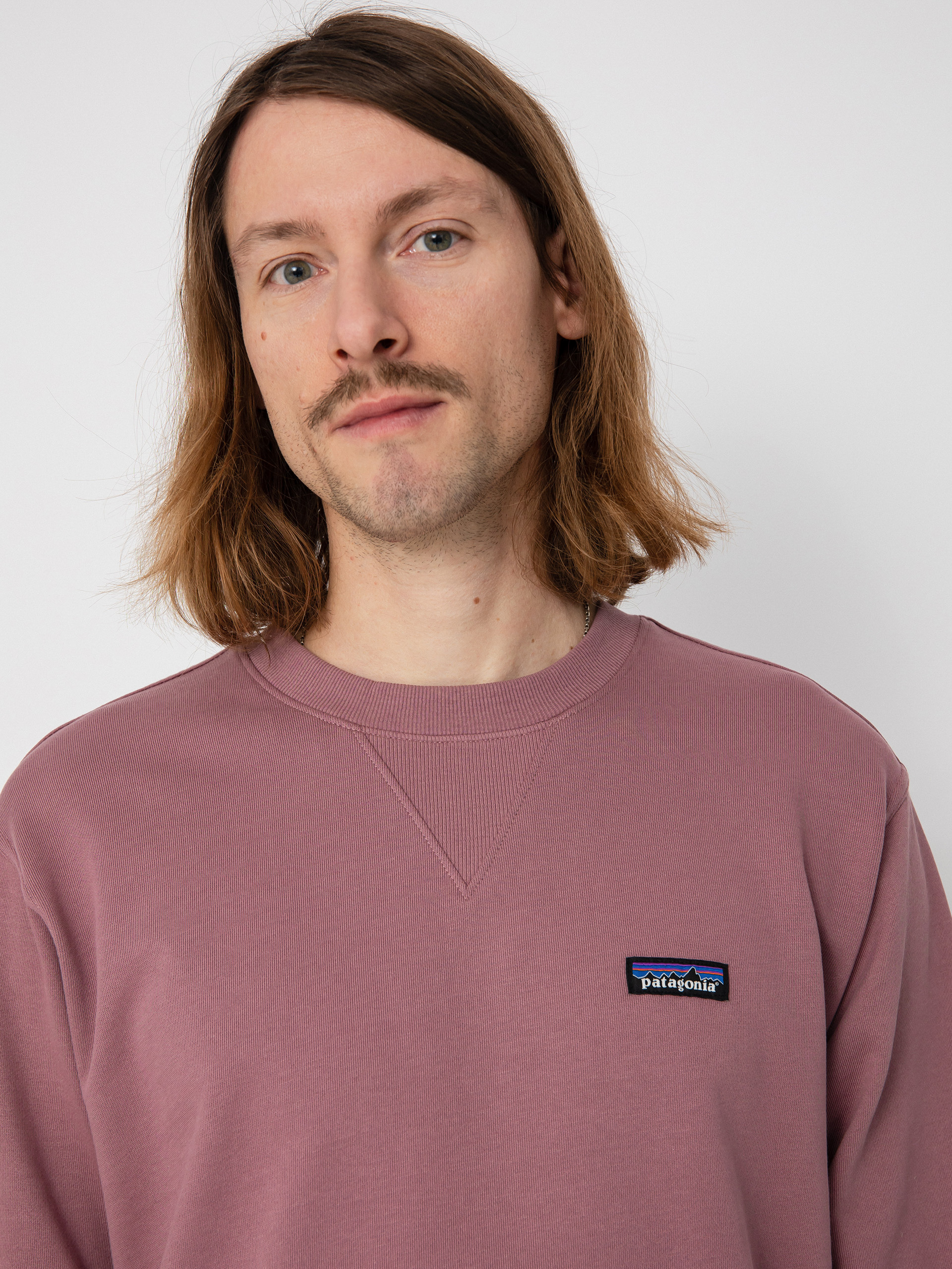 Mikina Patagonia Regenerative Organic Certified Cotton Crewneck (evening mauve)