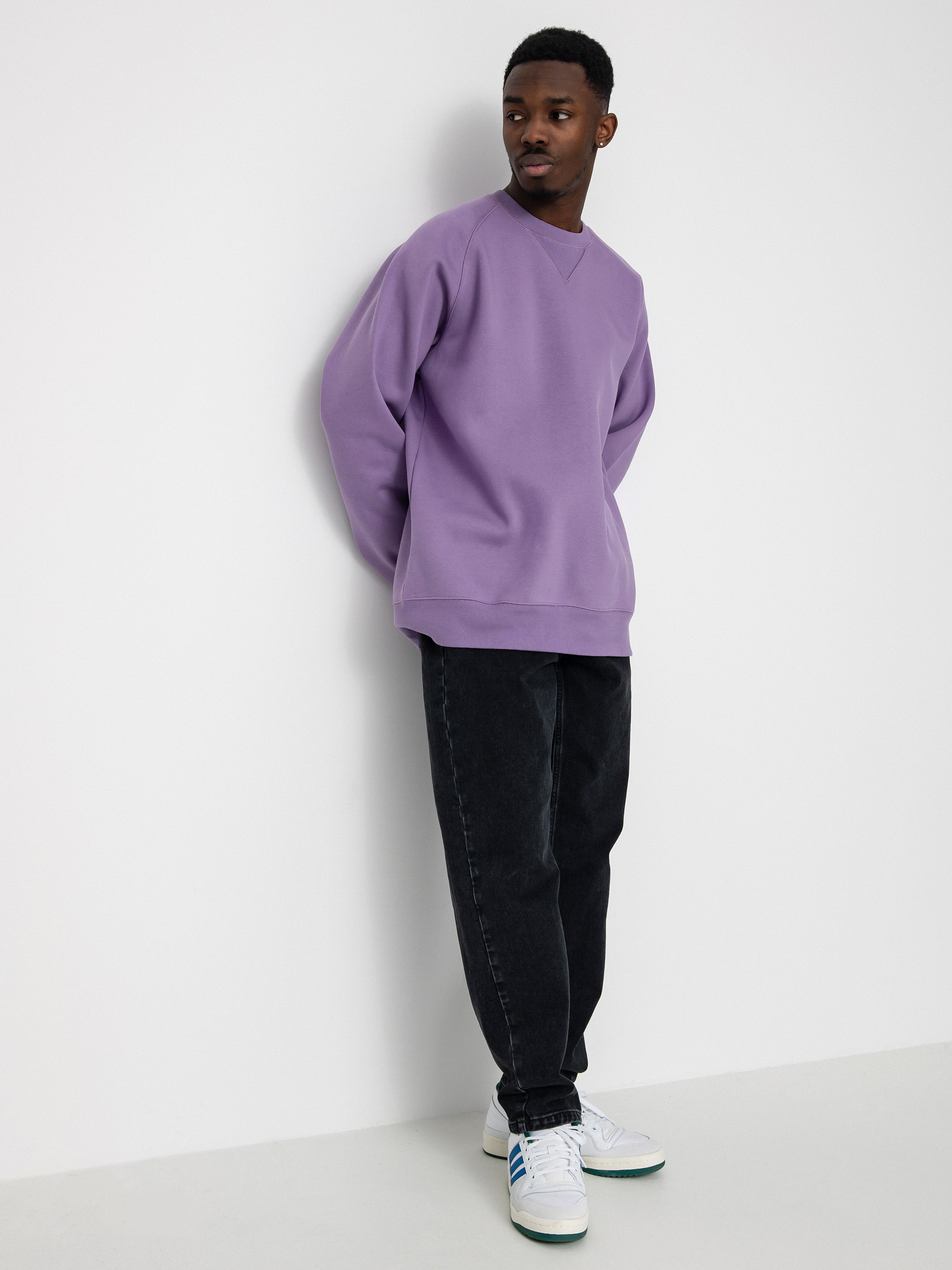 Mikina Carhartt WIP Chase (violanda/gold)