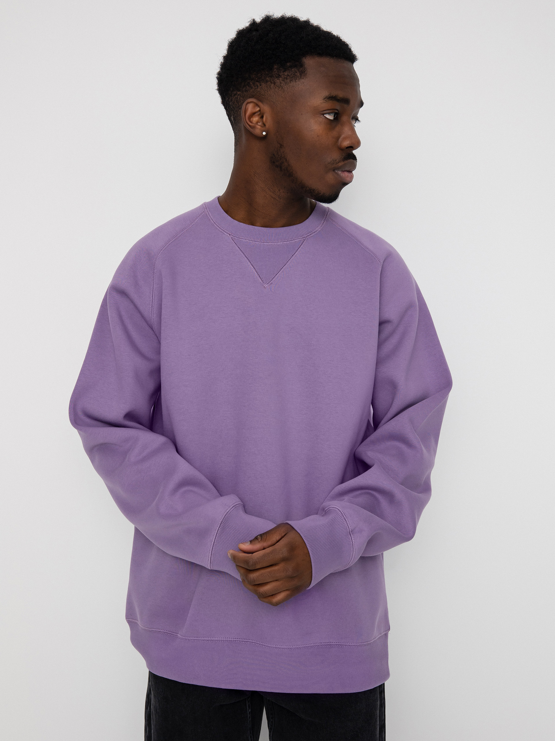 Mikina Carhartt WIP Chase (violanda/gold)