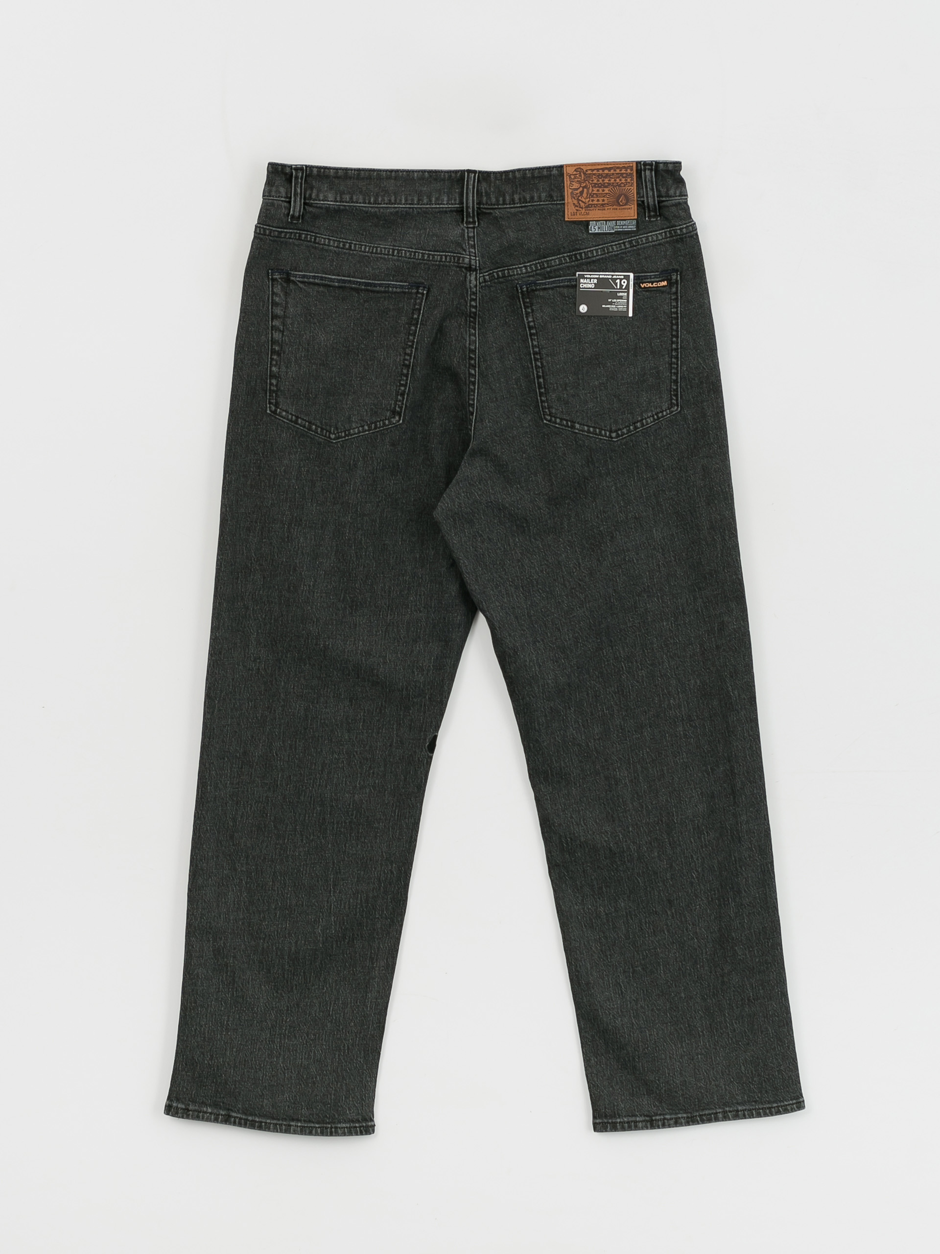 Nohavice Volcom Nailer Denim (stoney black)